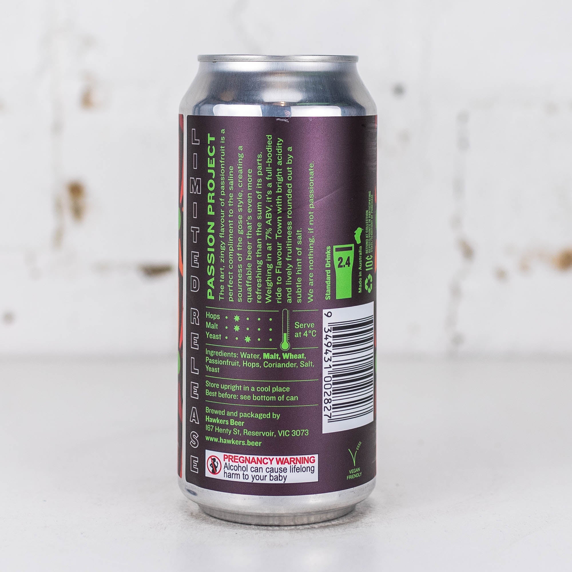 Hawkers - Passion Project Passionfruit Gose