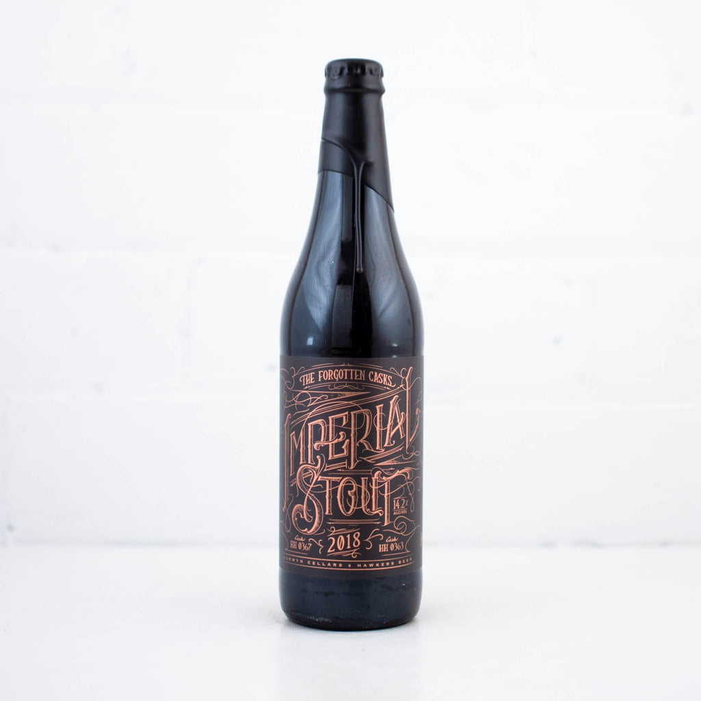 Hawkers x Carwyn Cellars 'Forgotten Cask 2018' Imperial Stout 500ml