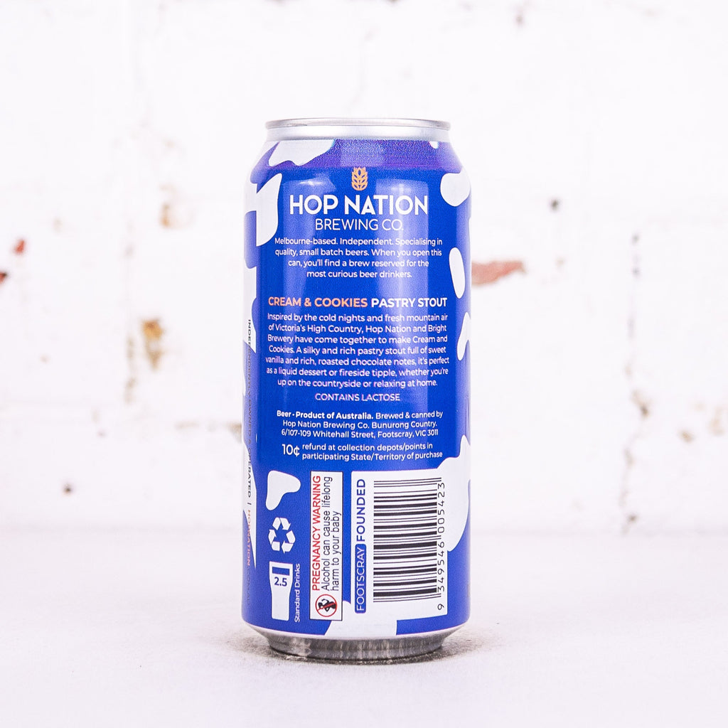 Hop Nation x Bright 'Cream & Cookies' Pastry Stout