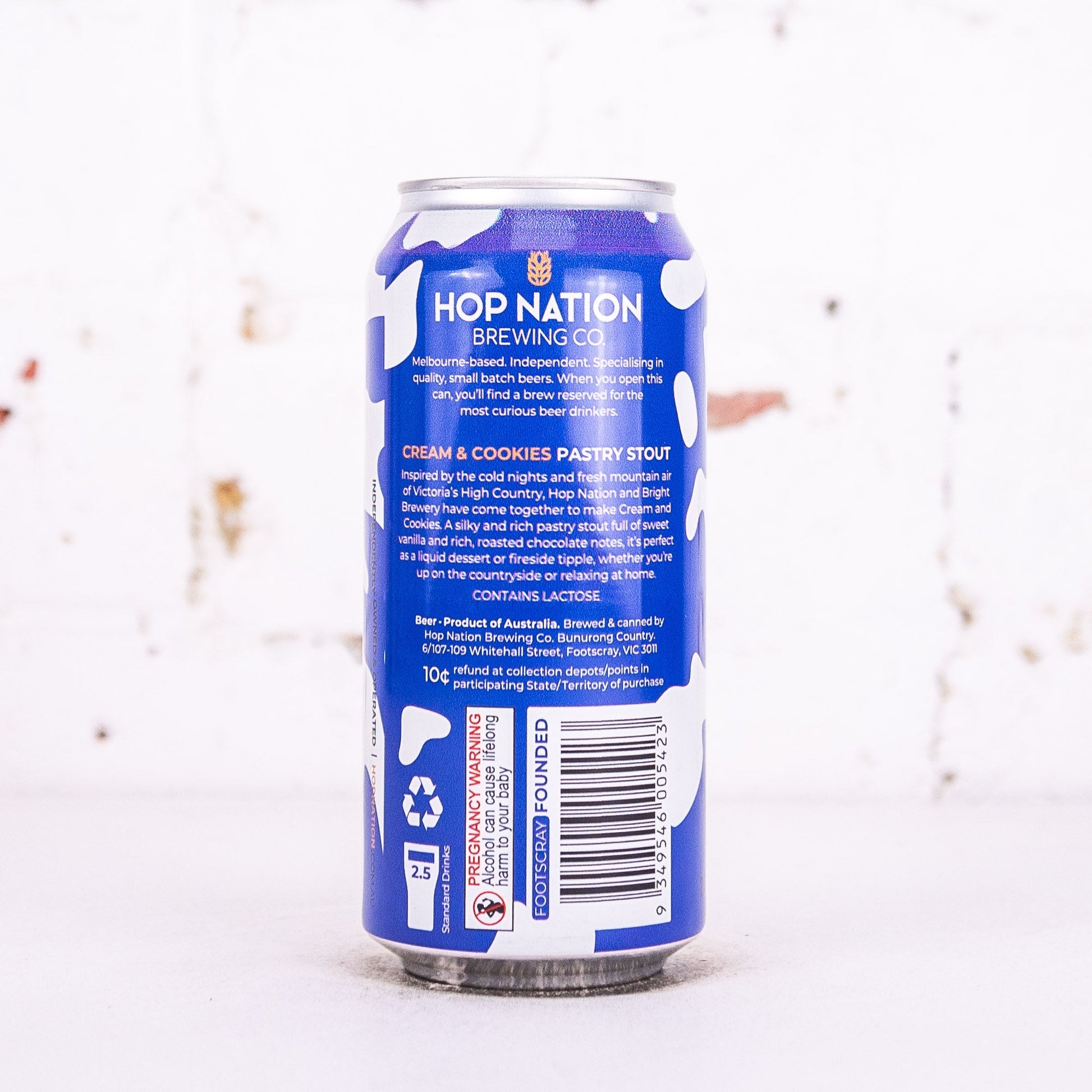 Hop Nation x Bright 'Cream & Cookies' Pastry Stout