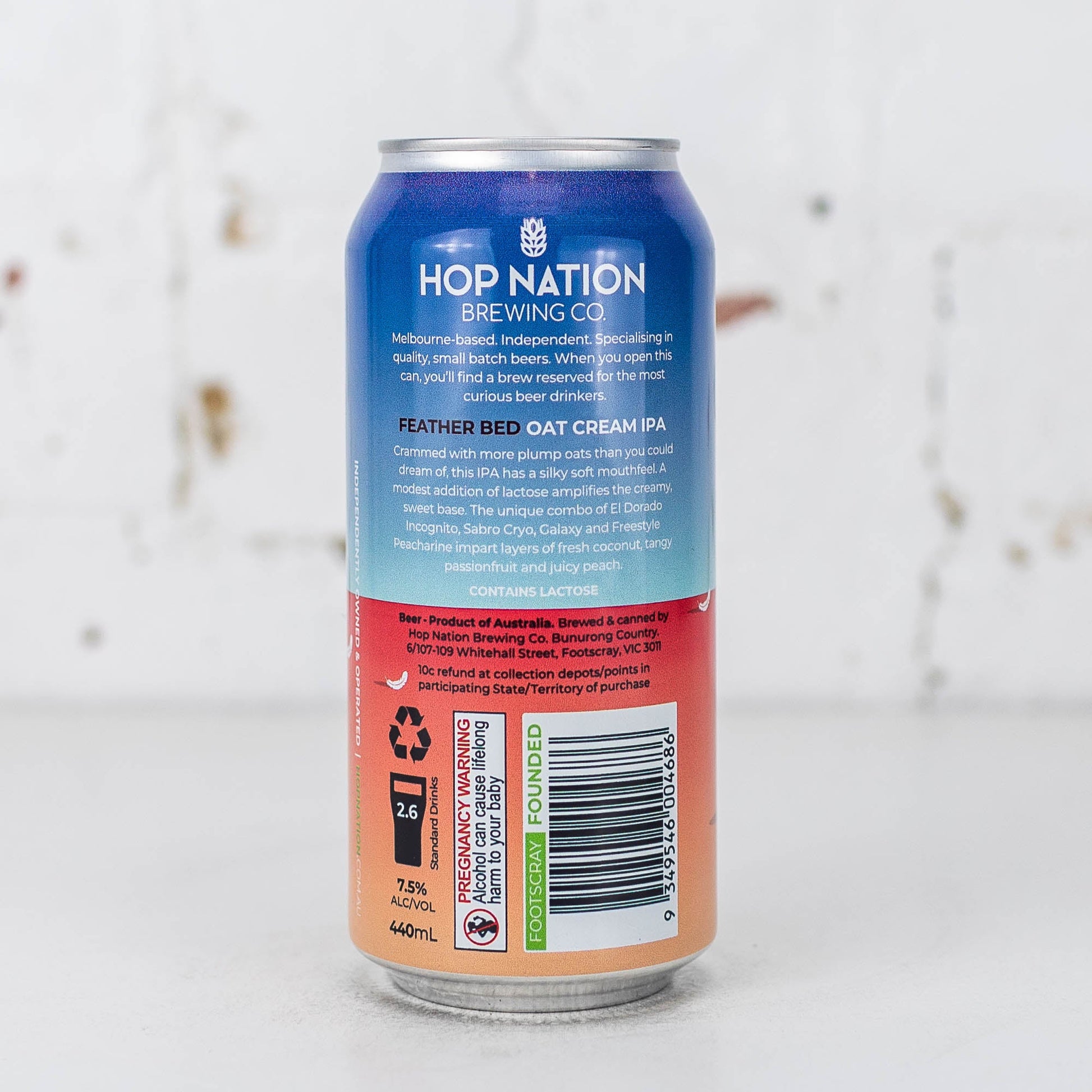 Hop Nation - Feather Bed Oat Cream IPA