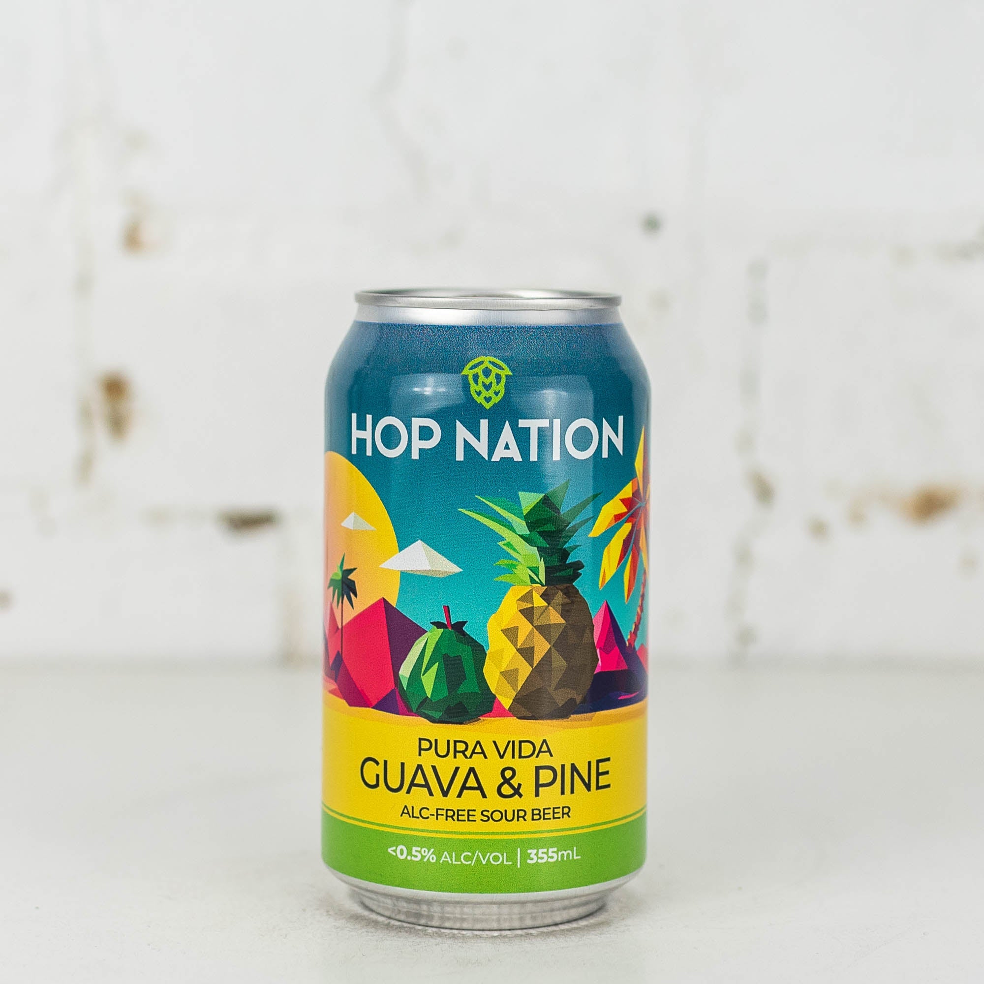 Hop Nation - Pura Vida Alc-Free Guava & Pine Sour Beer
