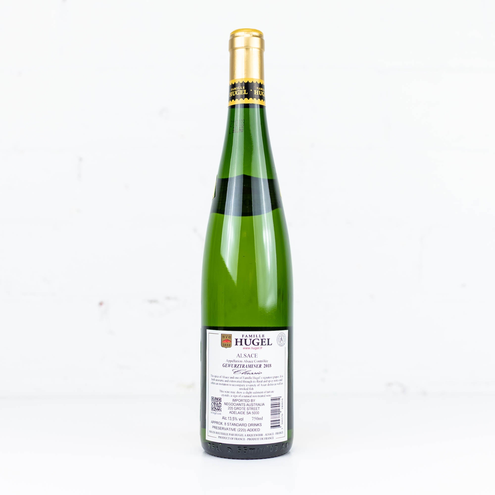 Hugel - Gewurztraminer Classic 2018 750ml