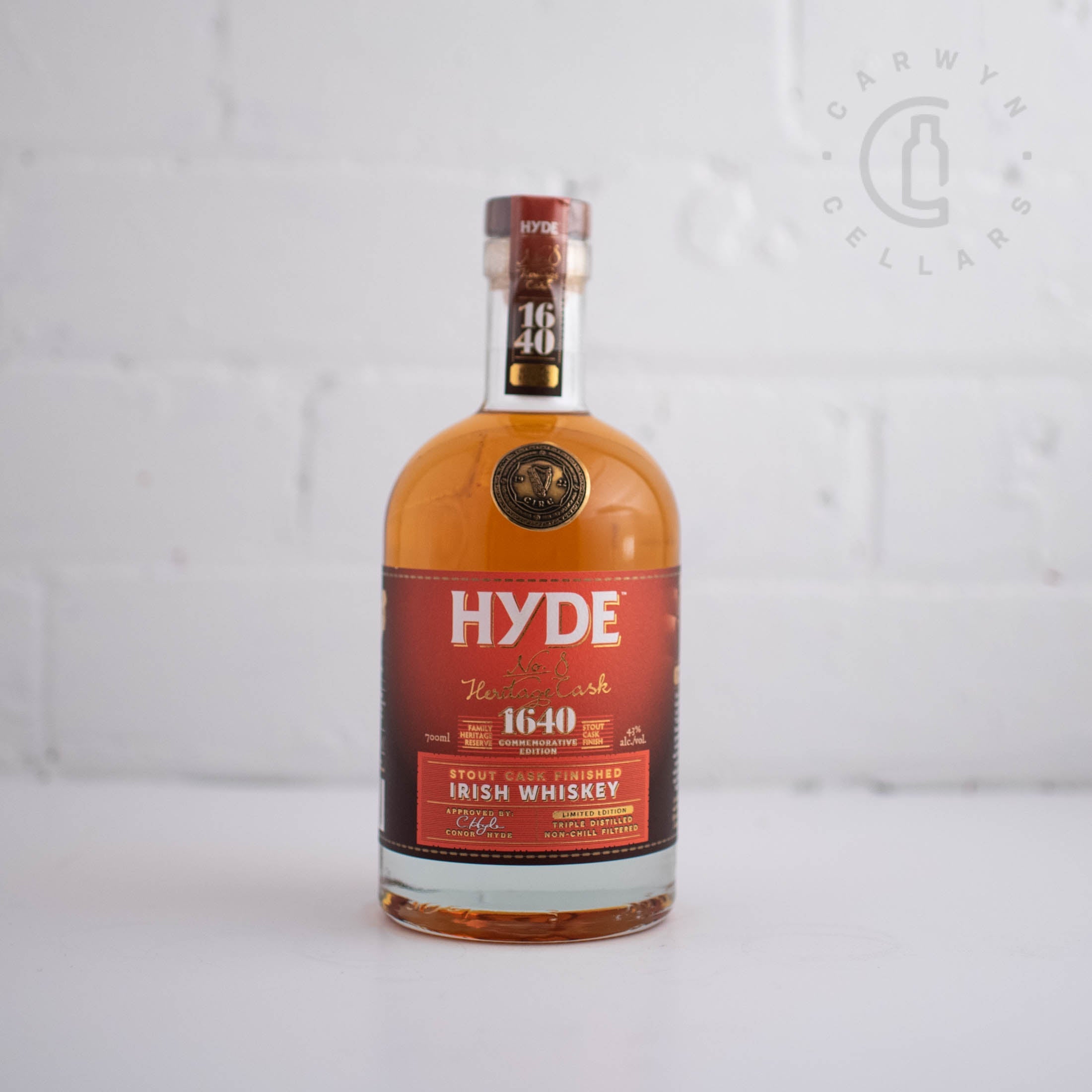 Hyde - 1640 Stout Cask Finish Whiskey 700ml