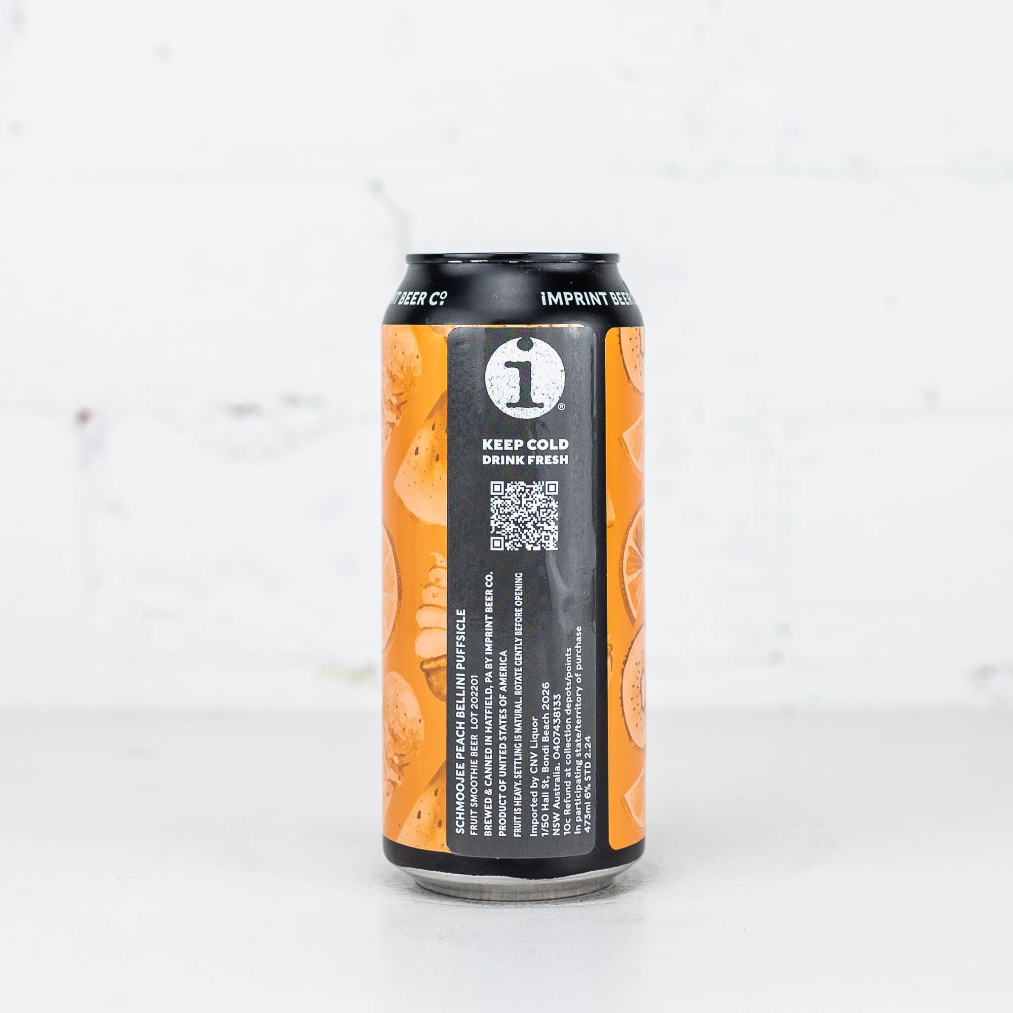 Imprint - Schmoojee Puffsicle Peach Bellini Sour