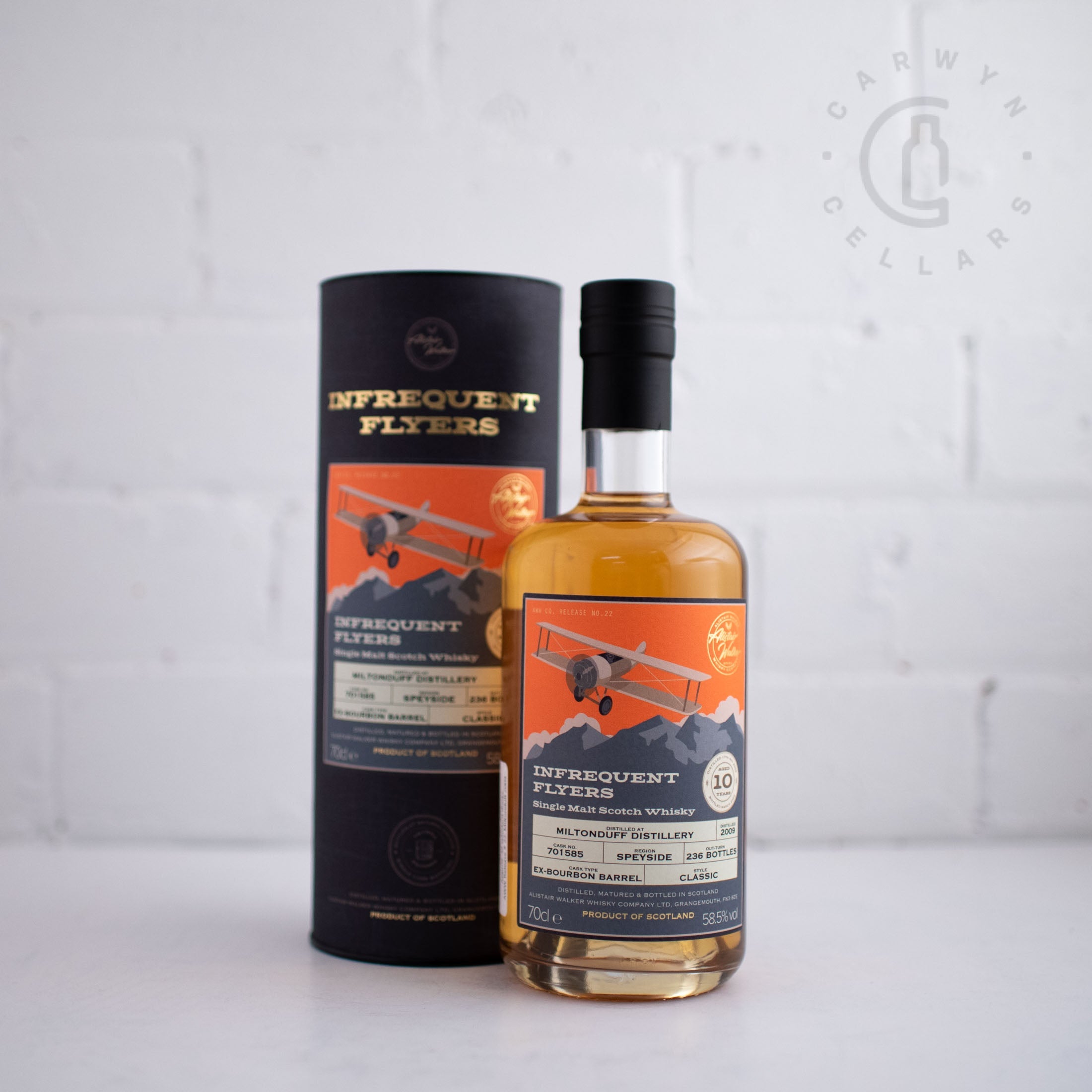 Alistair Walker - Infrequent Flyers #22 Miltonduff 2009 10YO 700ml