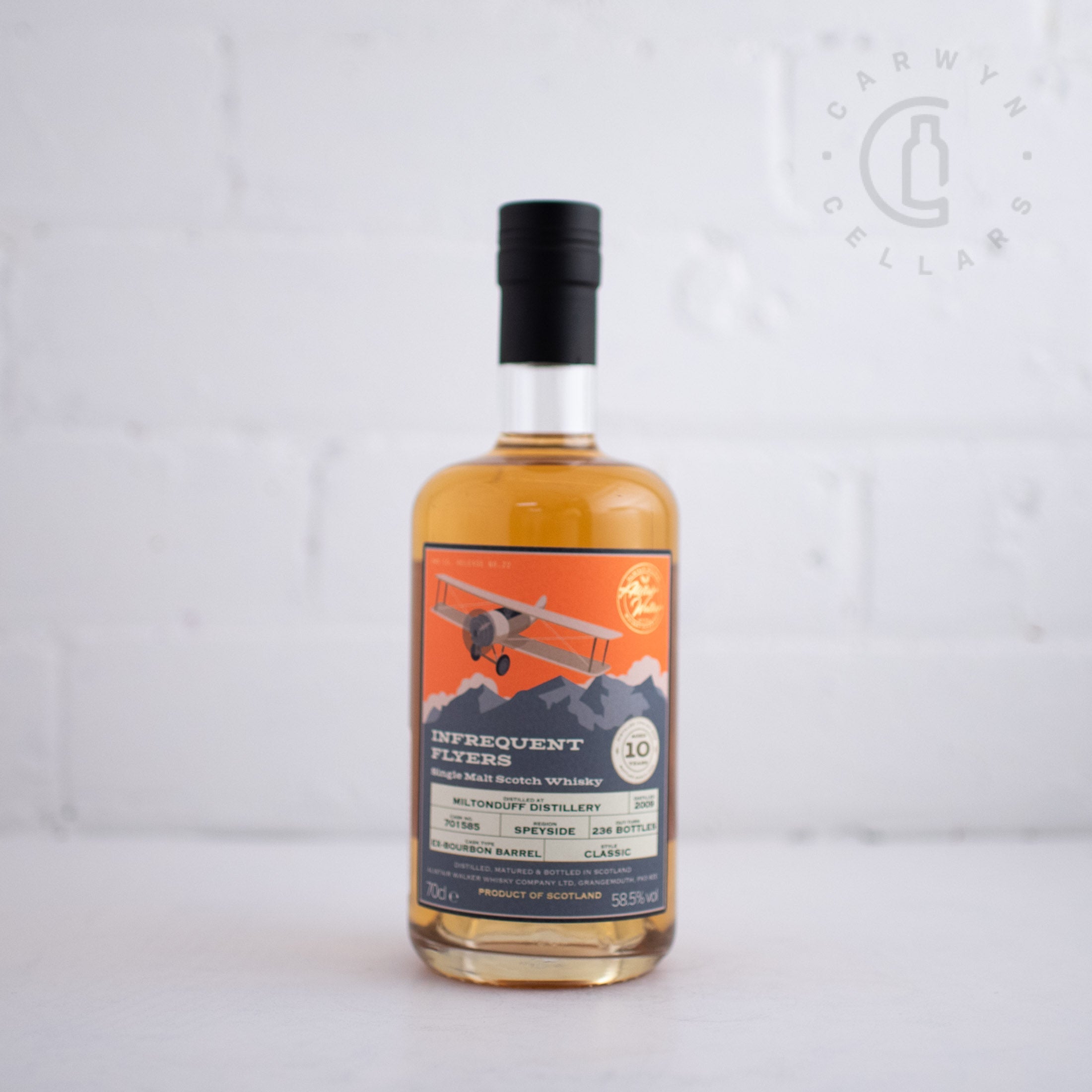 Alistair Walker - Infrequent Flyers #22 Miltonduff 2009 10YO 700ml
