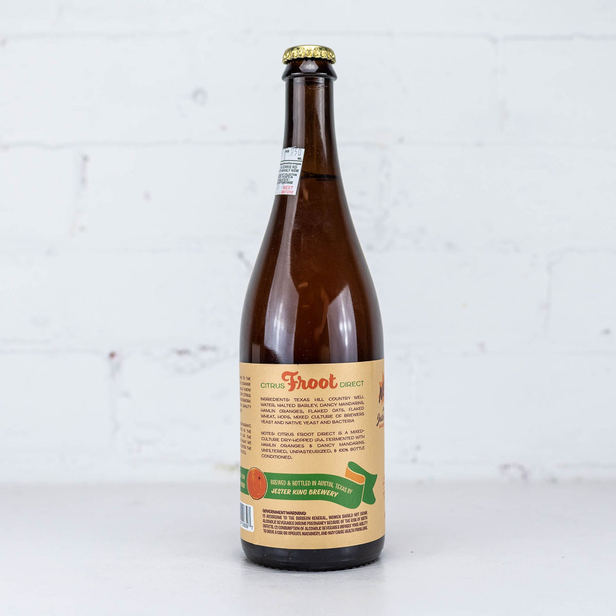 Jester King - Citrus Froot Direct Farmhouse IPA 750ml