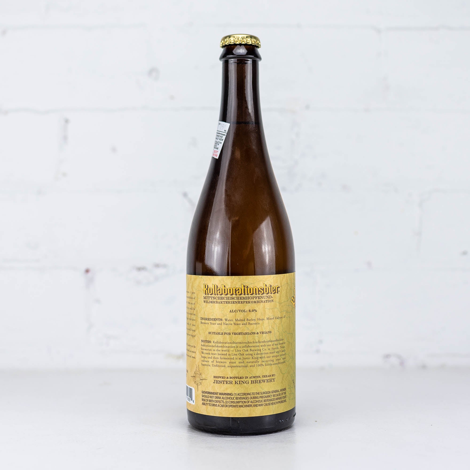 Jester King x Live Oak 'Kollaborationsbier' Farmhouse Ale 750ml