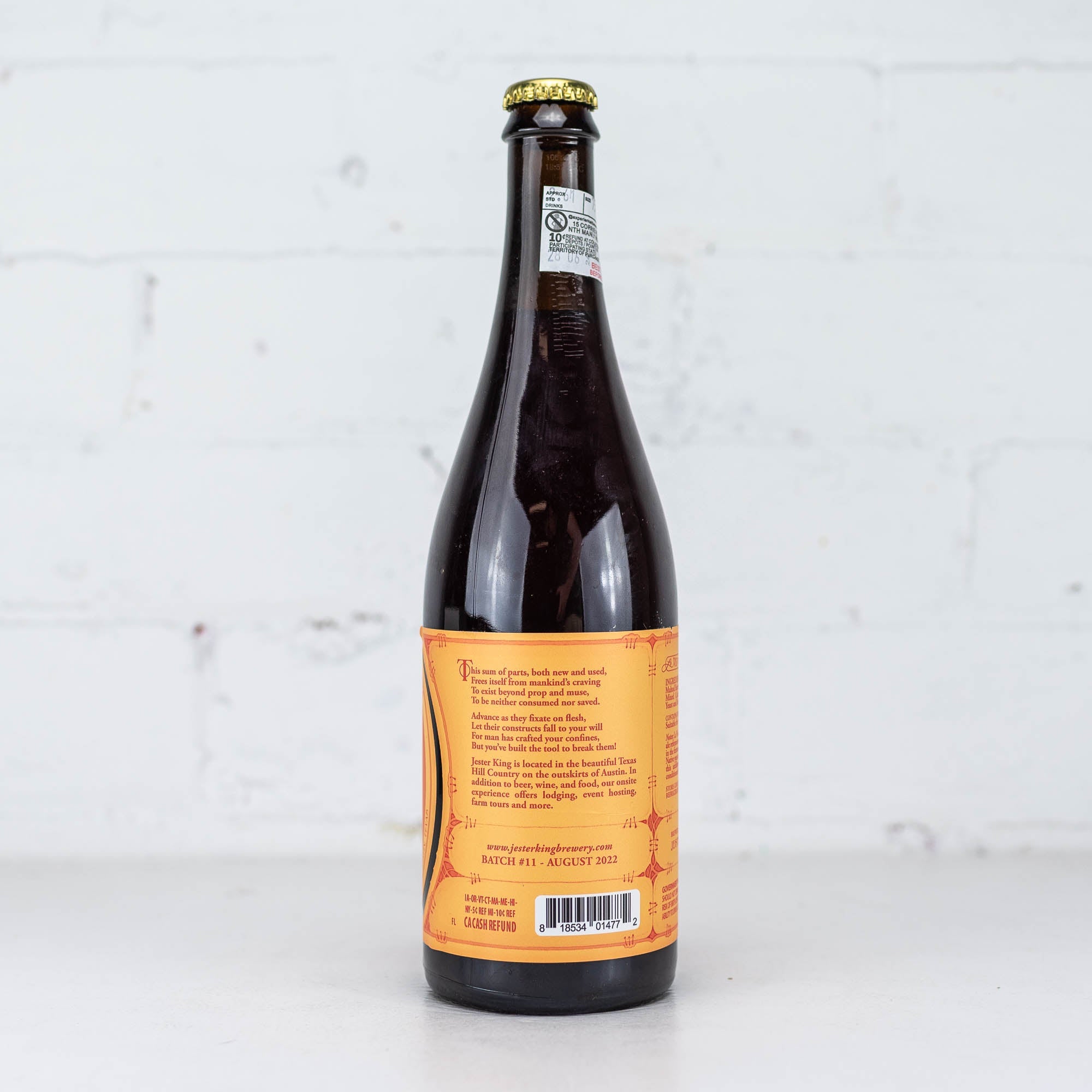 Jester King - La Vie en Rose Farmhouse Ale 750ml