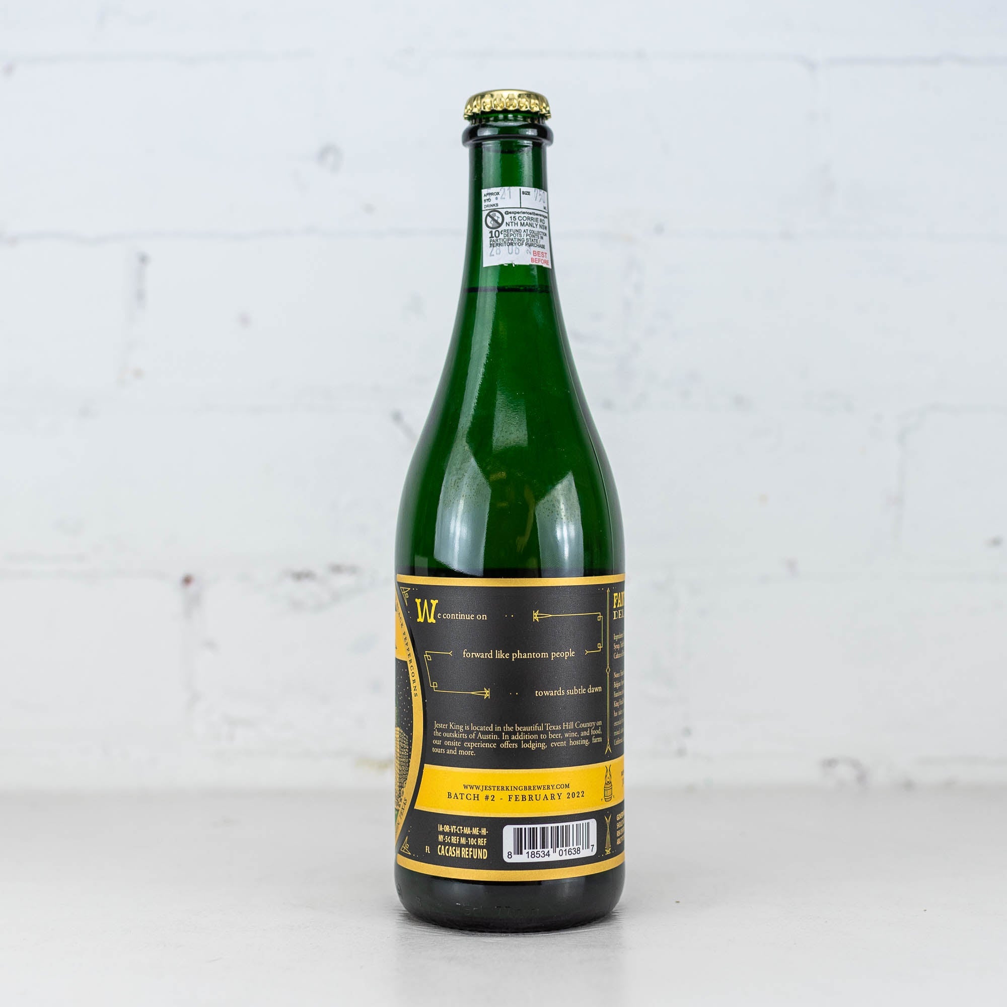 Jester King x Brasserie Fantôme 'Fantôme del Rey' Farmhouse Ale 750ml