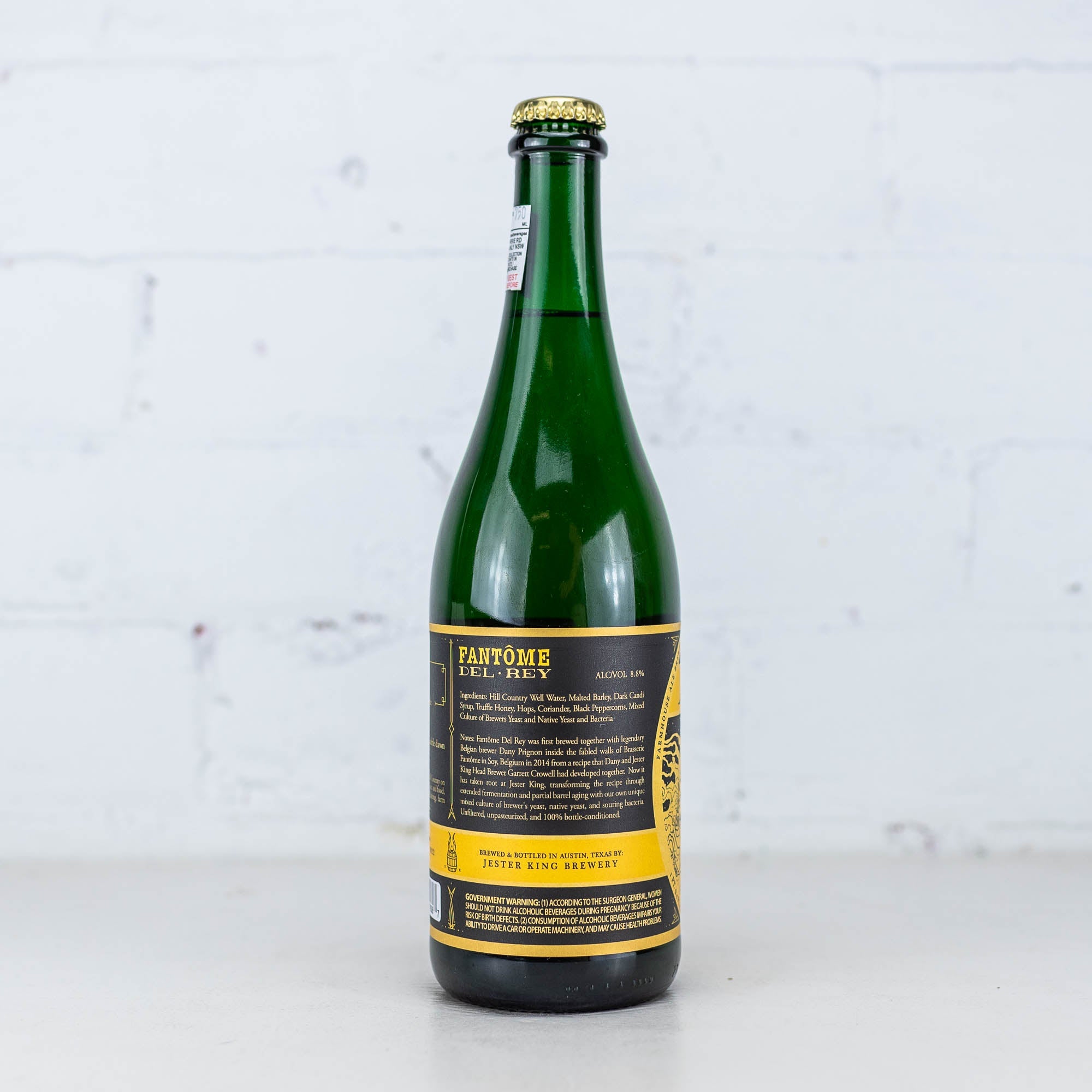 Jester King x Brasserie Fantôme 'Fantôme del Rey' Farmhouse Ale 750ml