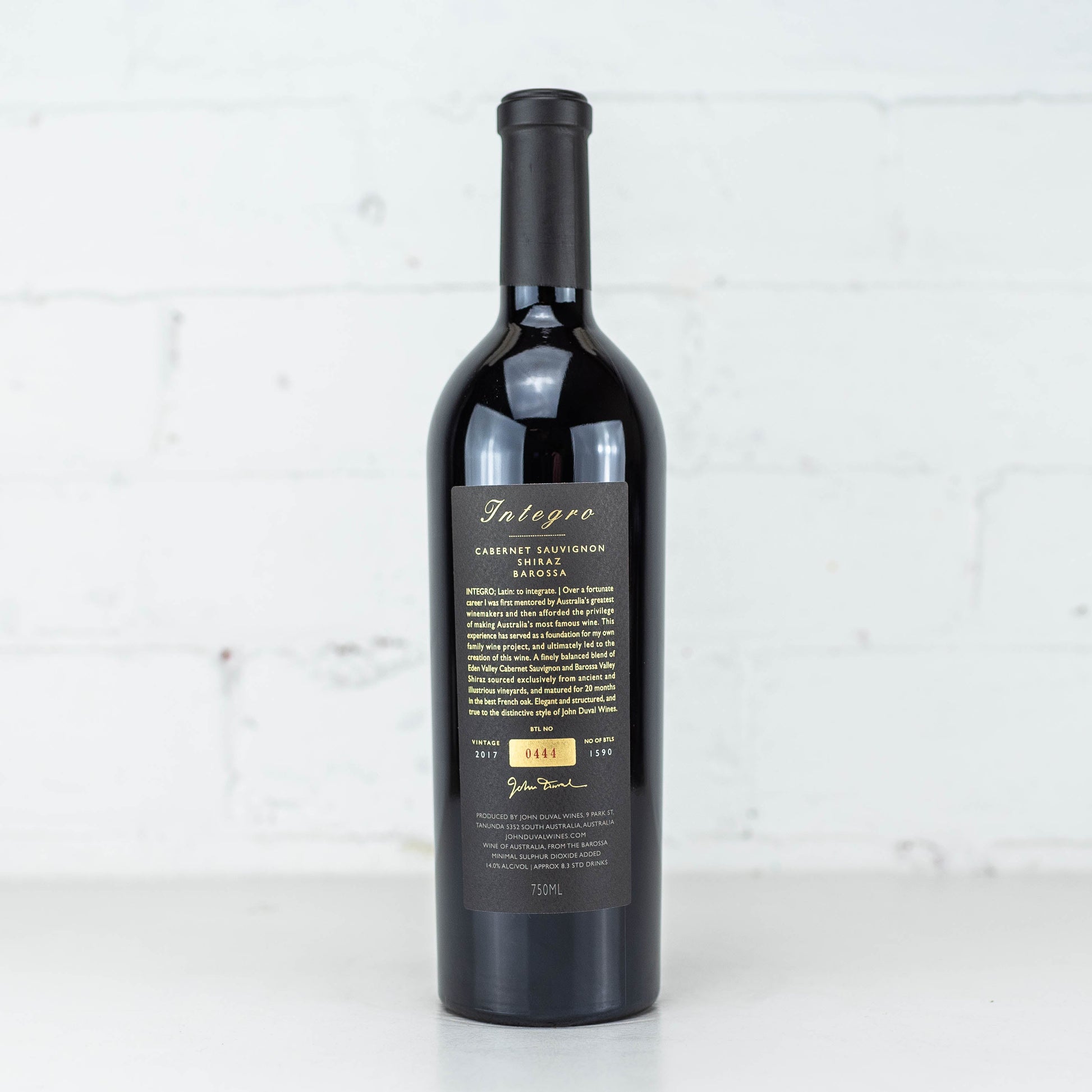 John Duval - Integro 2017 750ml