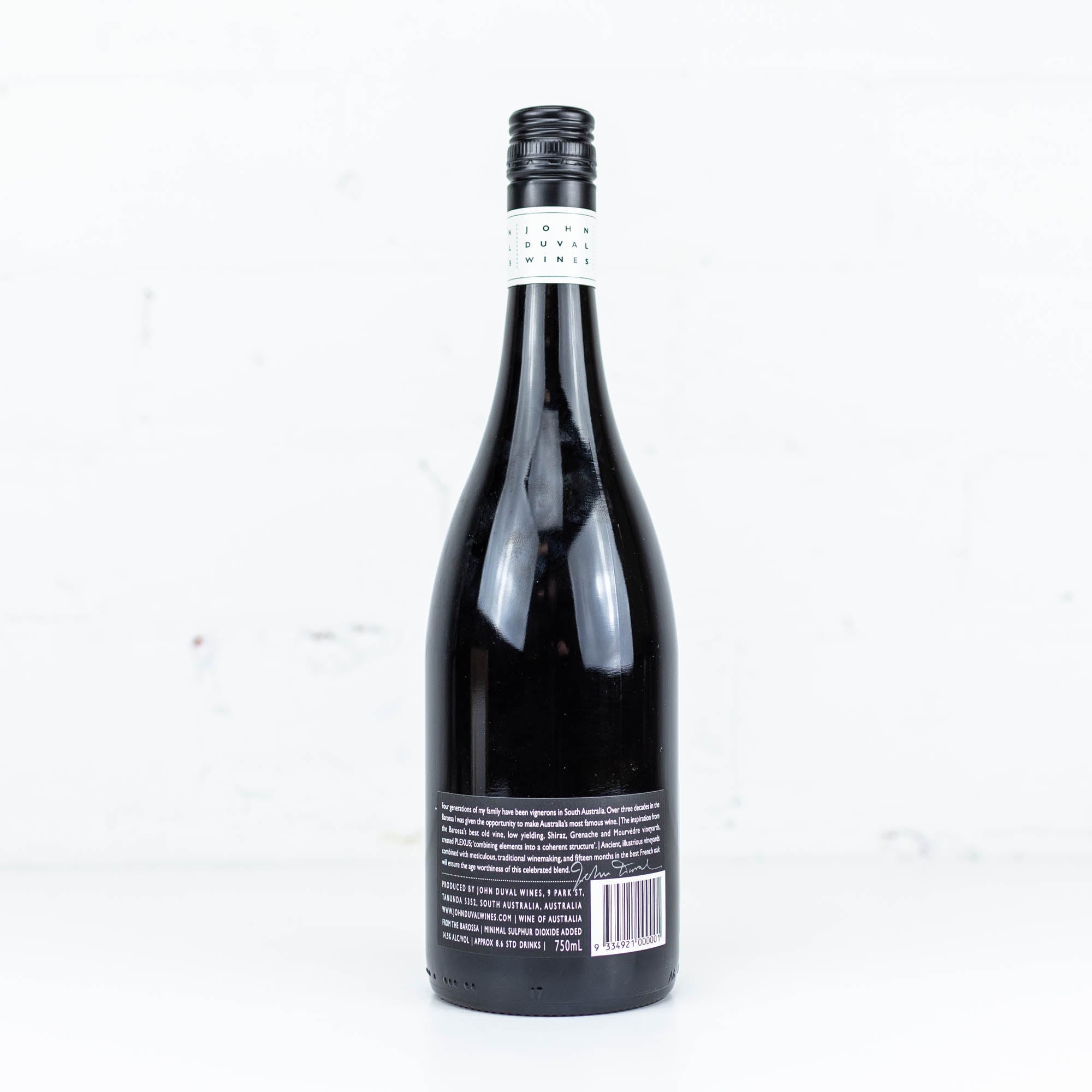 John Duval - Plexus Red 2020 750ml