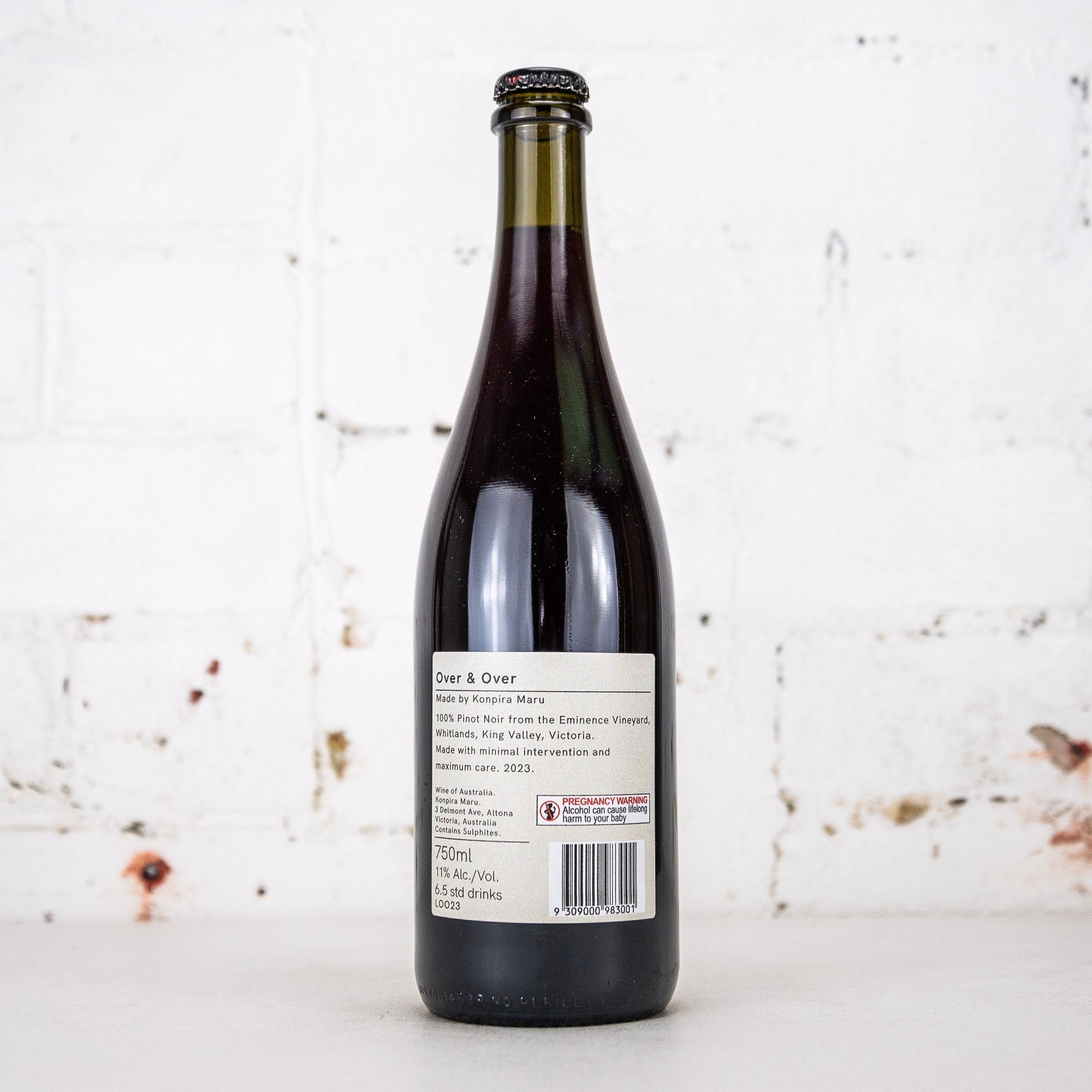 Konpira Maru - Over & Over Pinot Noir 750ml