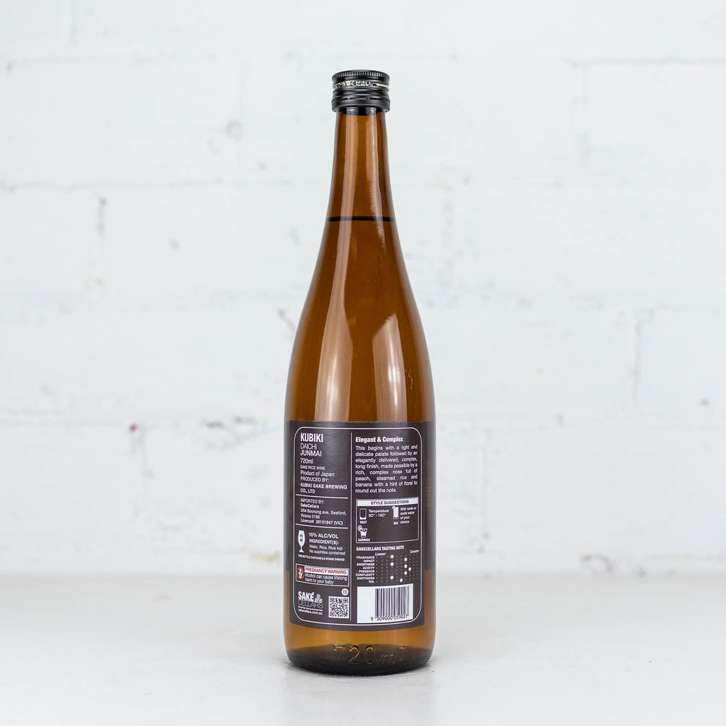 Kubiki - Daichi Junmai Sake 720ml