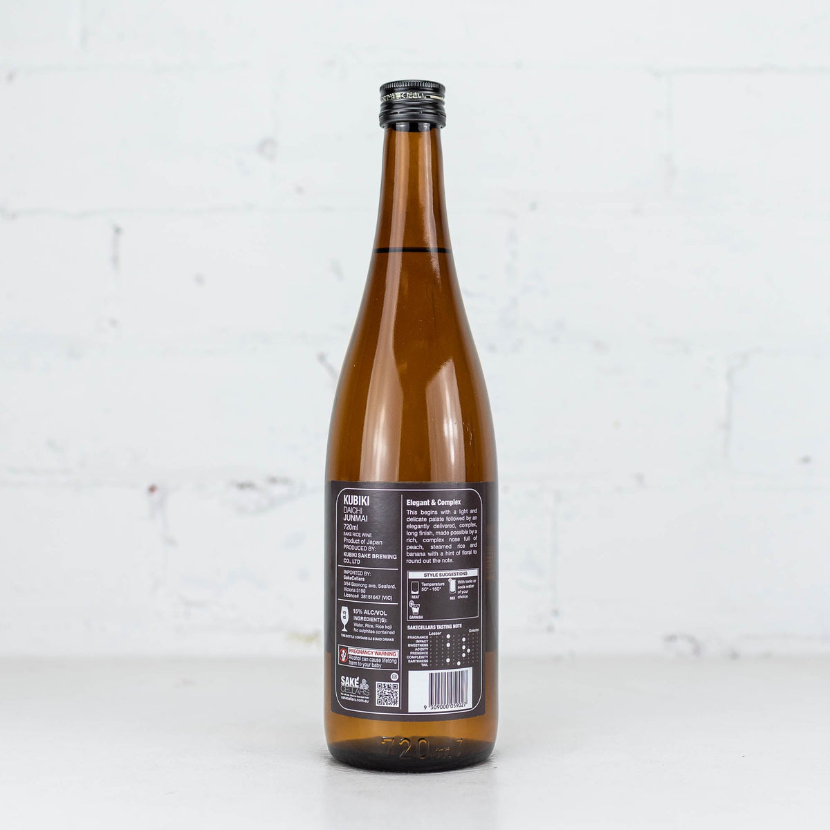 Kubiki - Daichi Junmai Sake 720ml