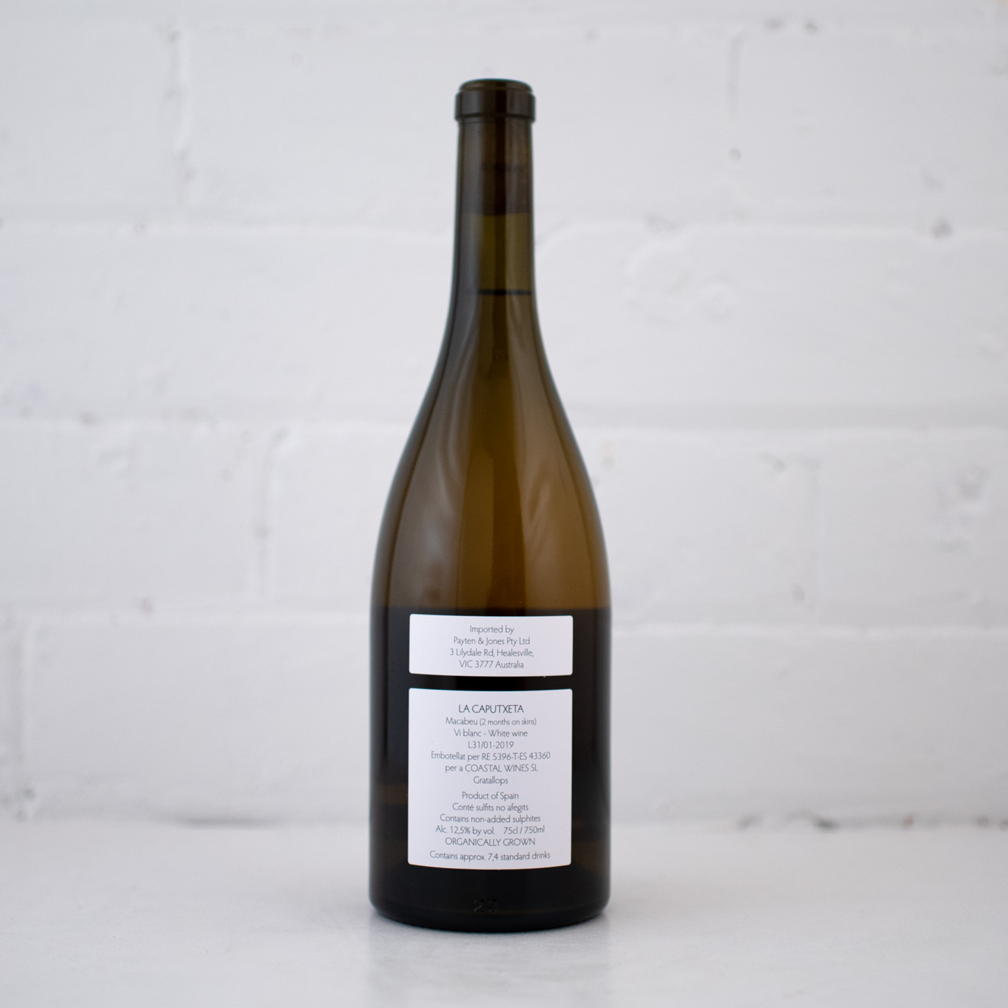 La Caputxeta - Macabeu 750ml
