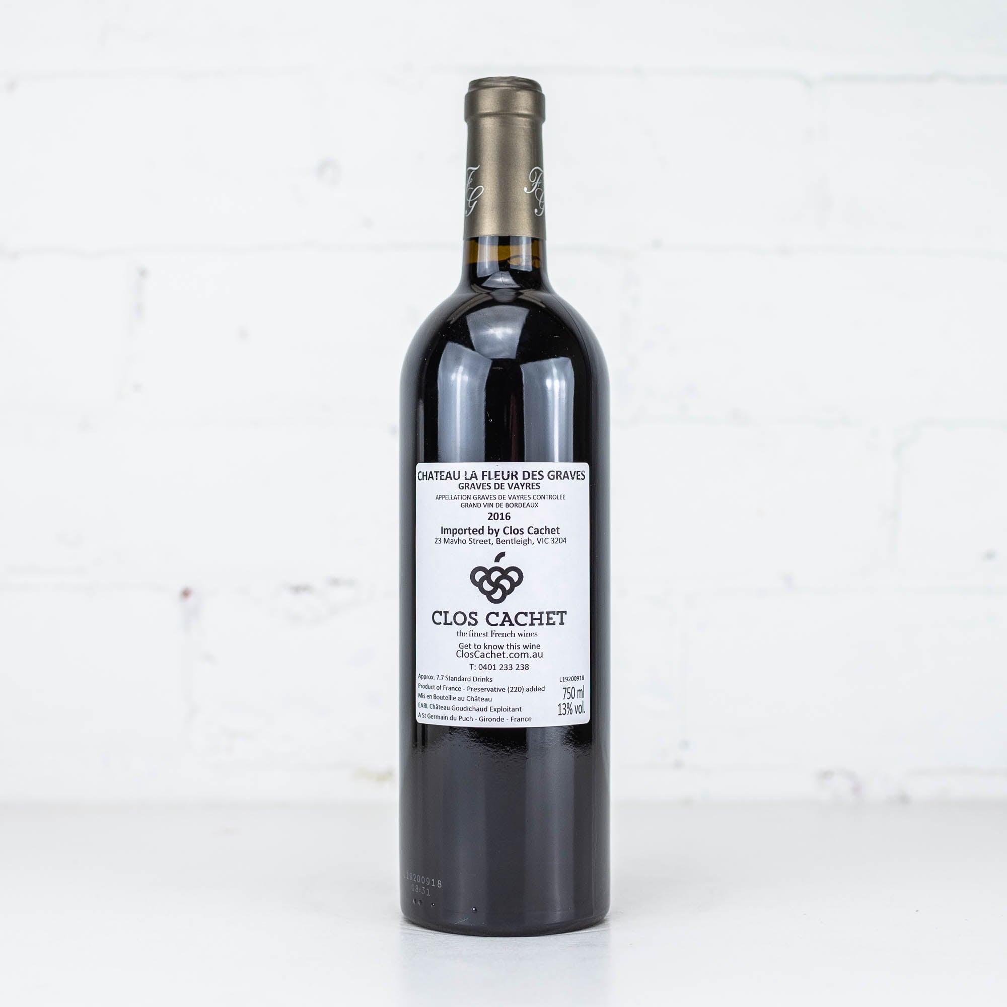 Chateau La Fleur des Graves - Bordeaux 2016 750ml