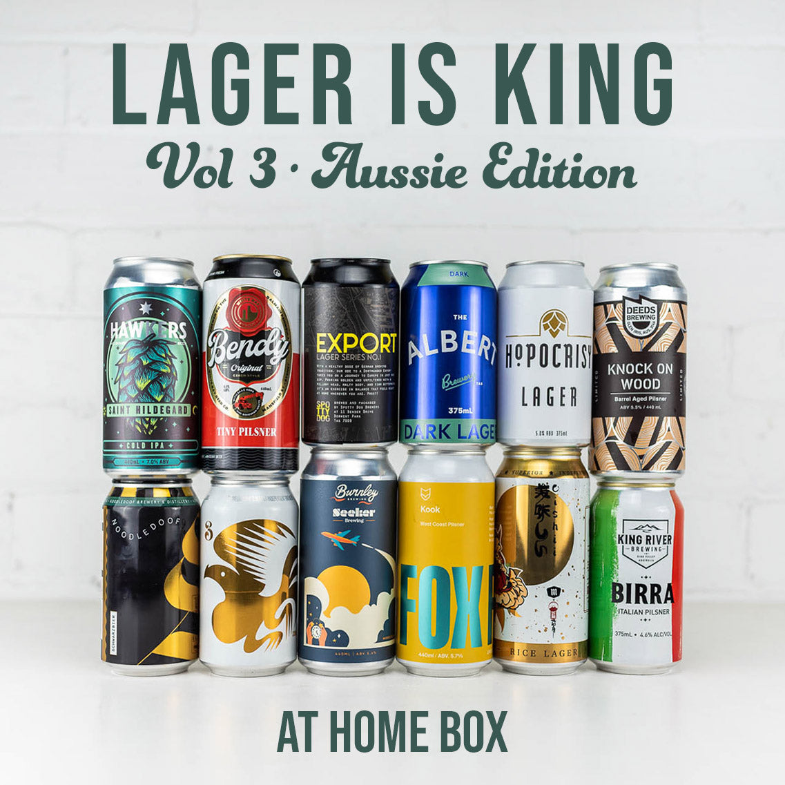 Lager is King (Vol 3) At Home Box 12 Pack