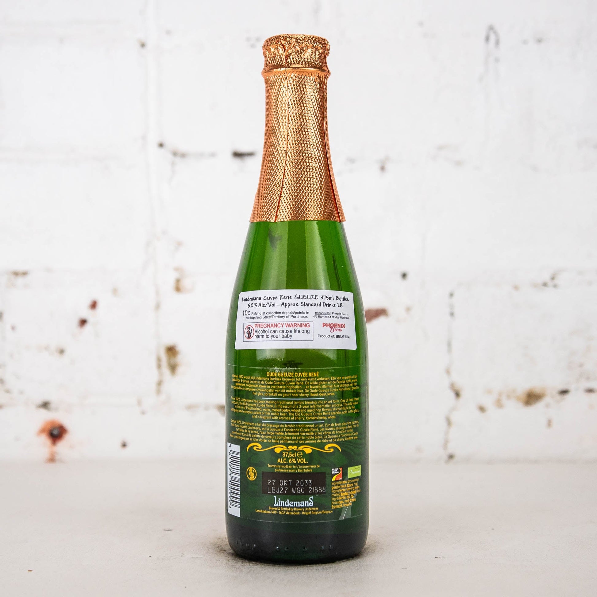Lindemans - Cuvee Rene Oude Gueuze 2023 375ml