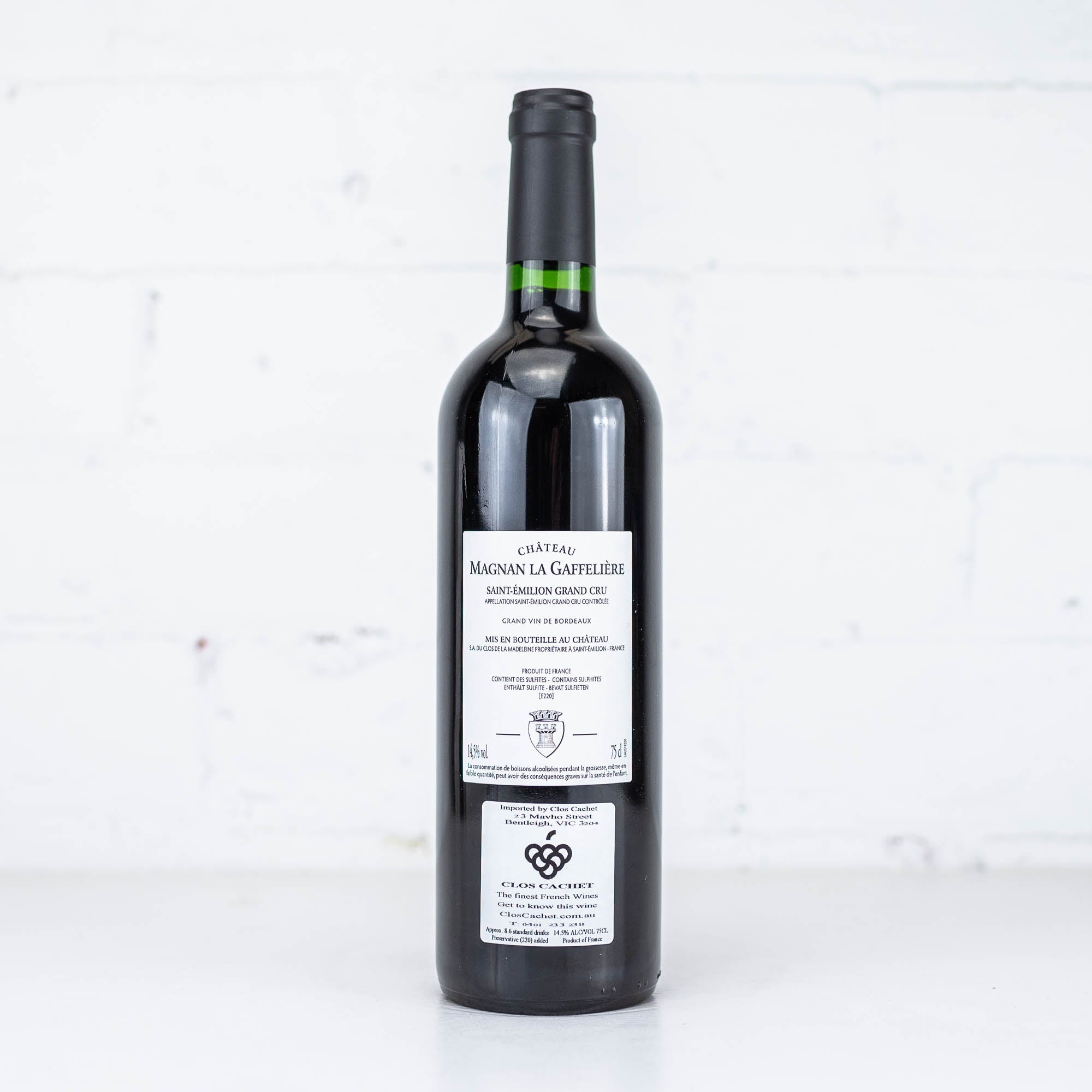 Chateau Magnan la Gaffeliere - Saint Emilion Grand Cru 2018 750ml