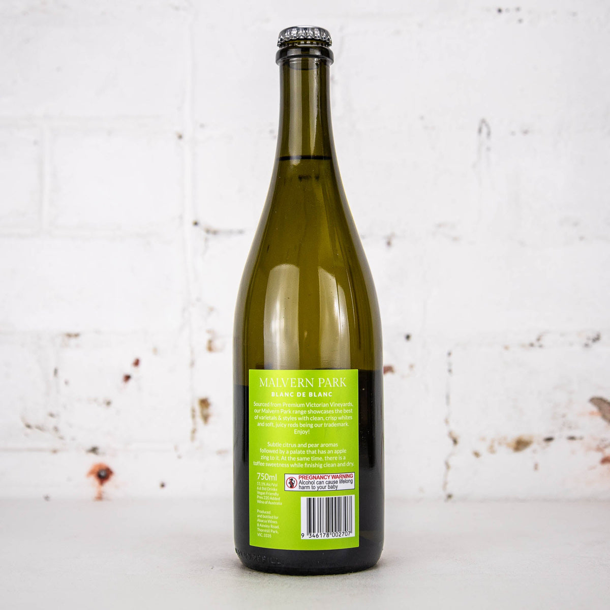 Malvern Park - Blanc de Blanc 750ml