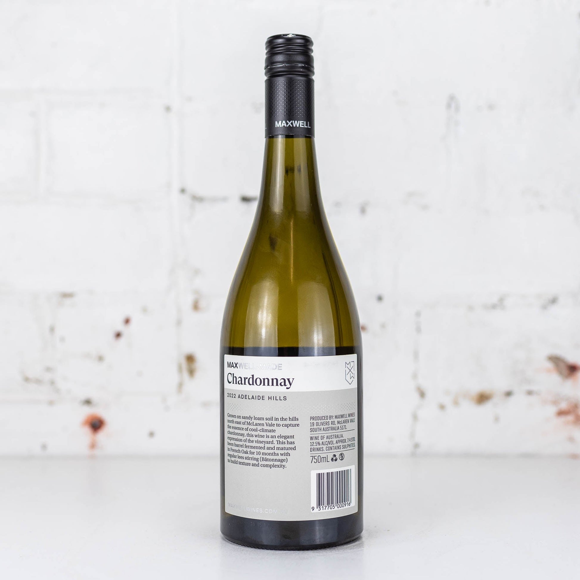 Maxwell - Adelaide Hills Chardonnay 750ml