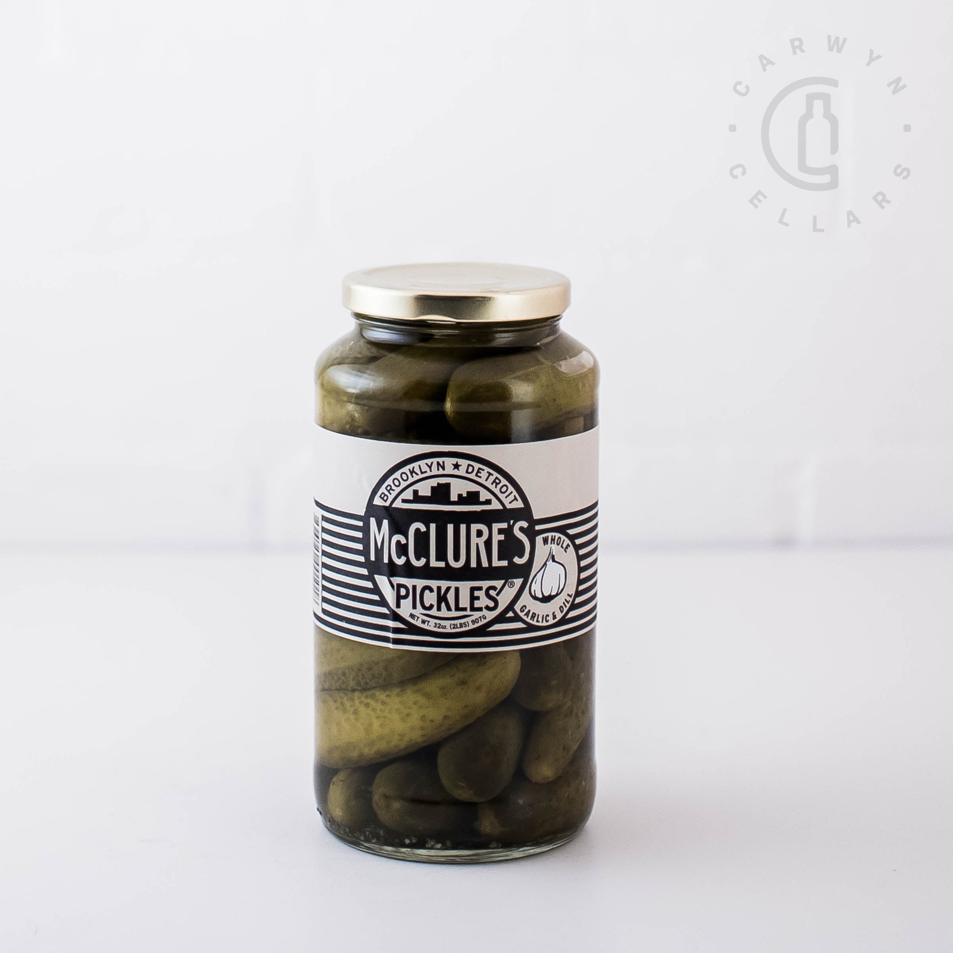 McClures - Whole Garlic & Dill Pickles 907g