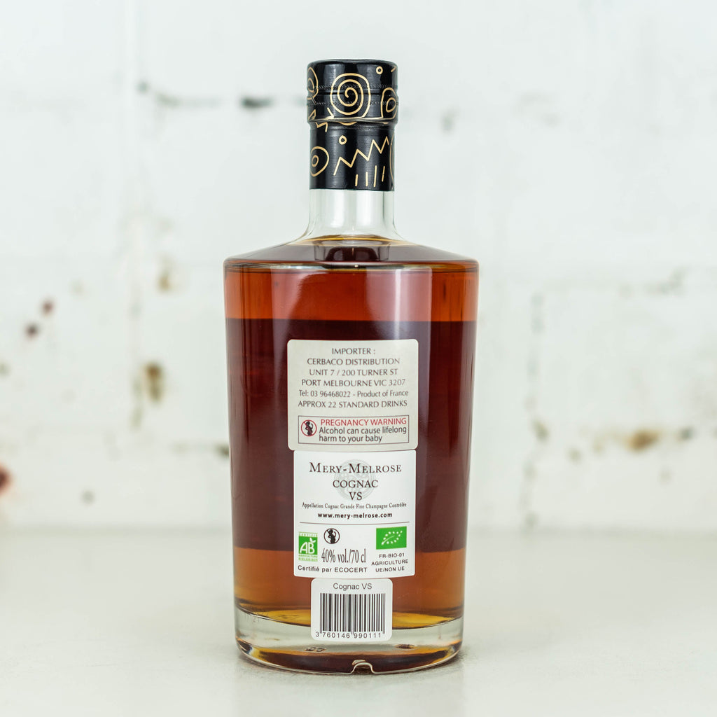 Mery Melrose - Cognac Grande Champagne VS Organic 700ml