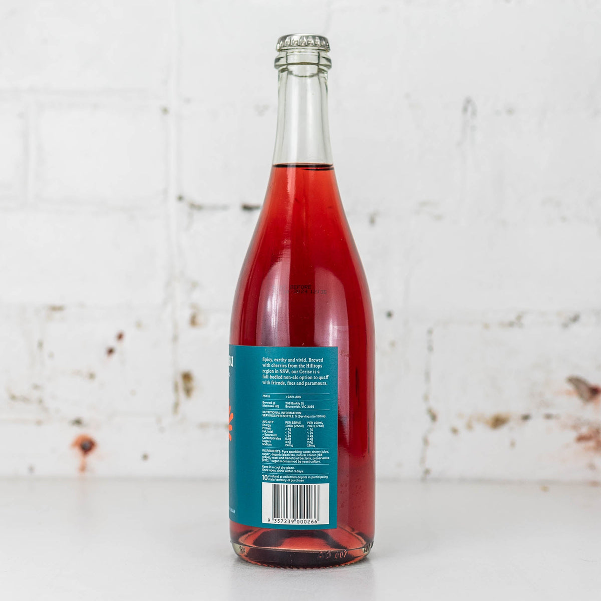 Monceau Co. - Cerise Non Alc Sparking 750ml