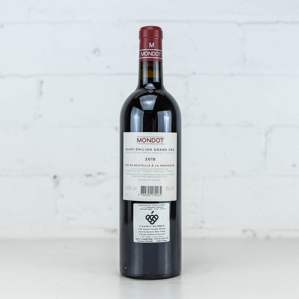 Chateau Troplong Mondot - Mondot 2018 750ml