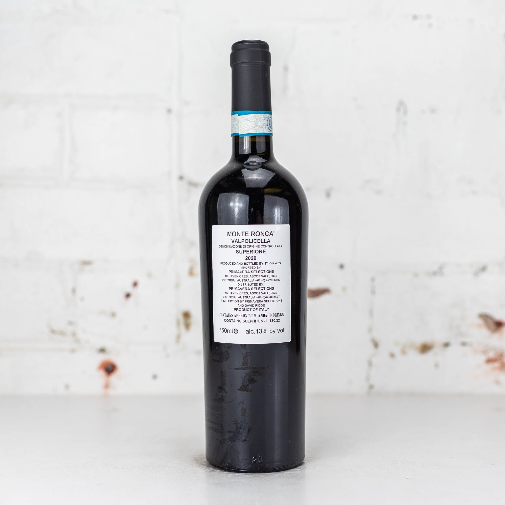 Monte Ronca - Valpolicella Superiore 750ml