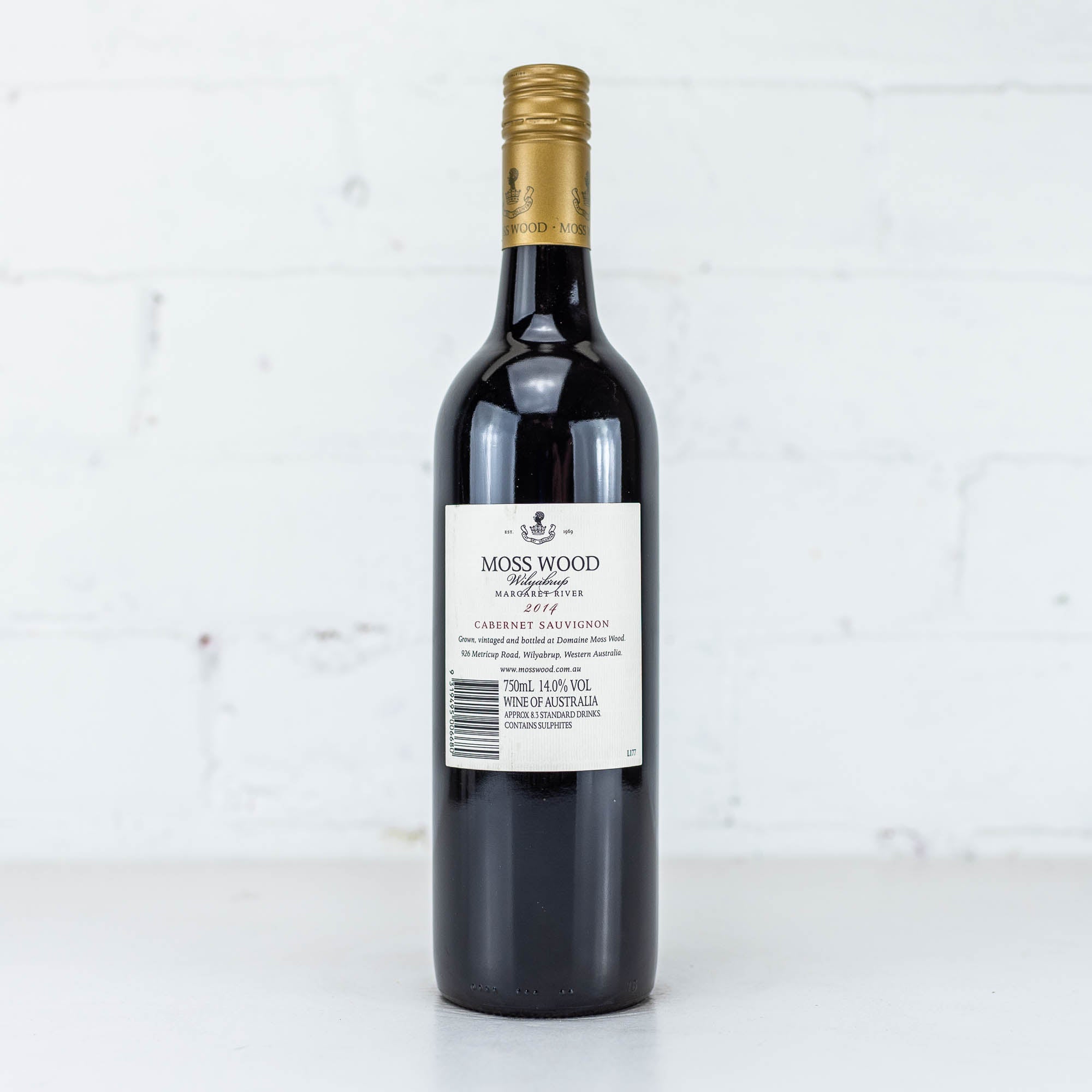 Moss Wood - Wilyabrup Margaret River Cabernet Sauvignon 2014 750ML