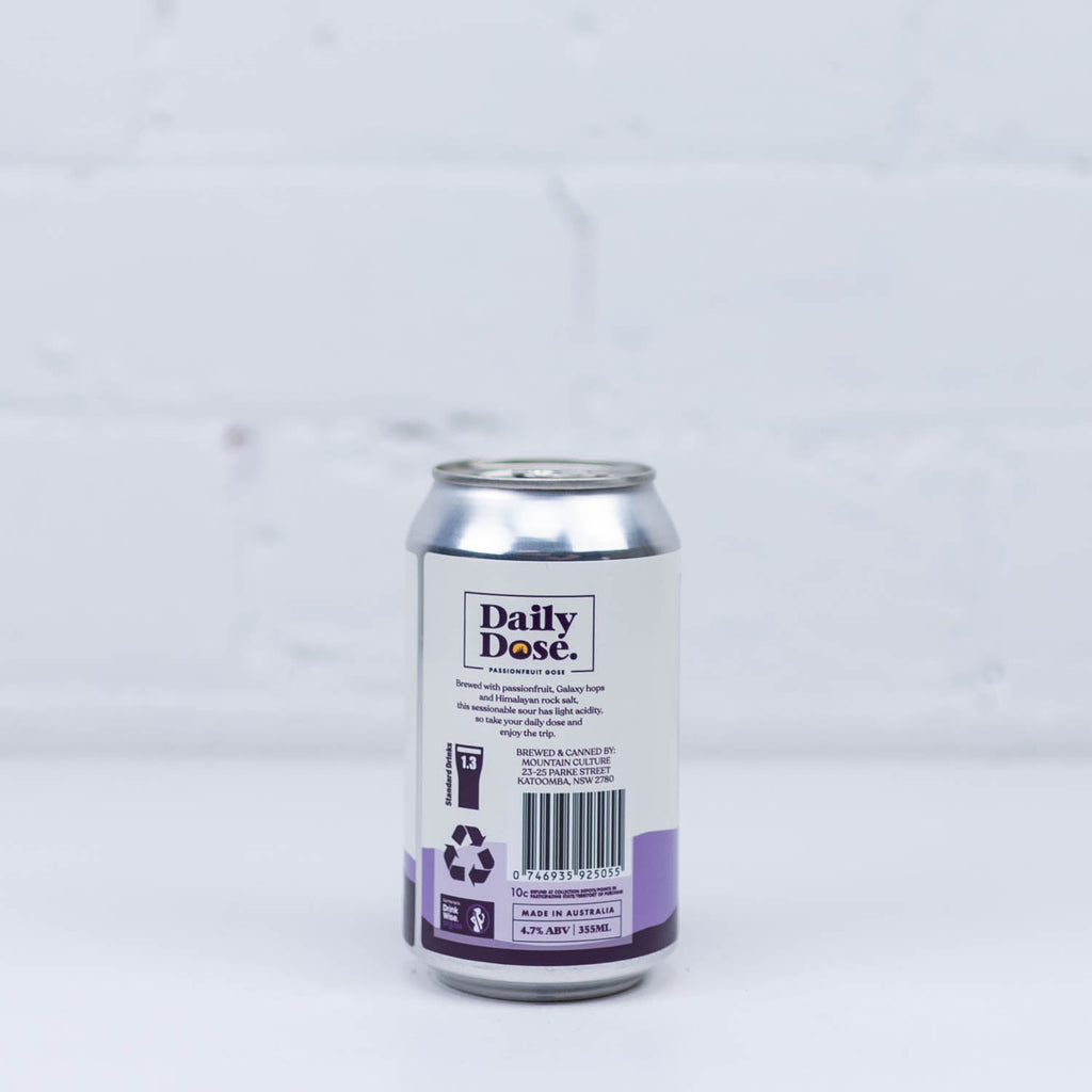 Mountain Culture - Daily Dose Passionfruit Gose