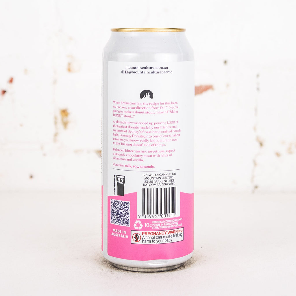 Mountain Culture x Grumpy Donuts 'Drippy' Imperial Donut Stout