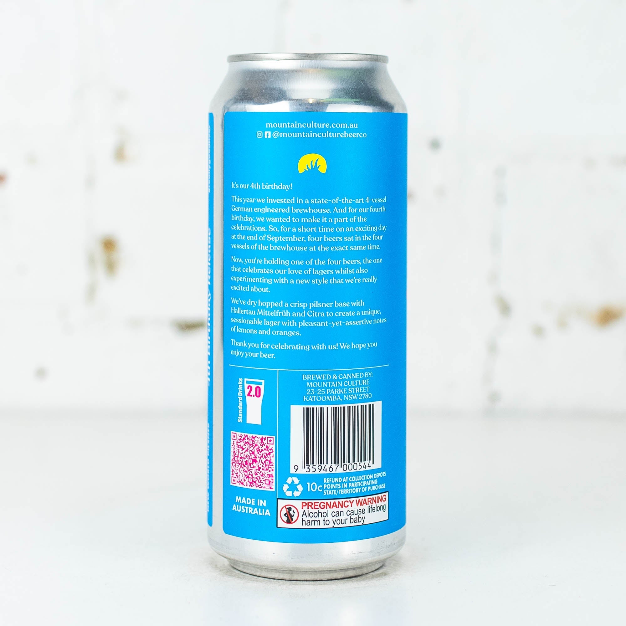 Mountain Culture - Lauter New World Pilsner
