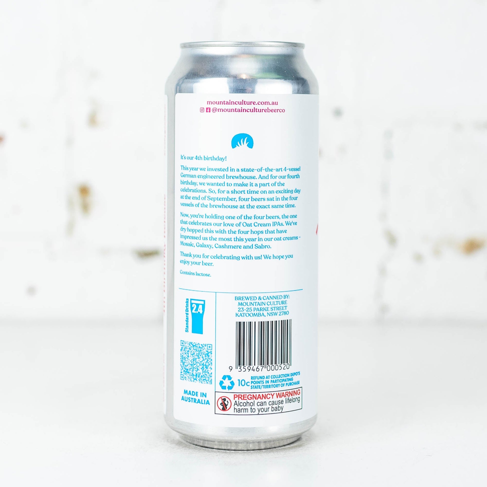 Mountain Culture - Mash Oat Cream IPA
