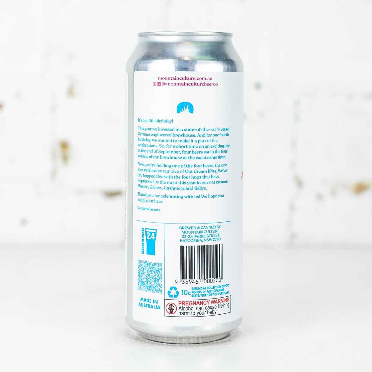 Mountain Culture - Mash Oat Cream IPA