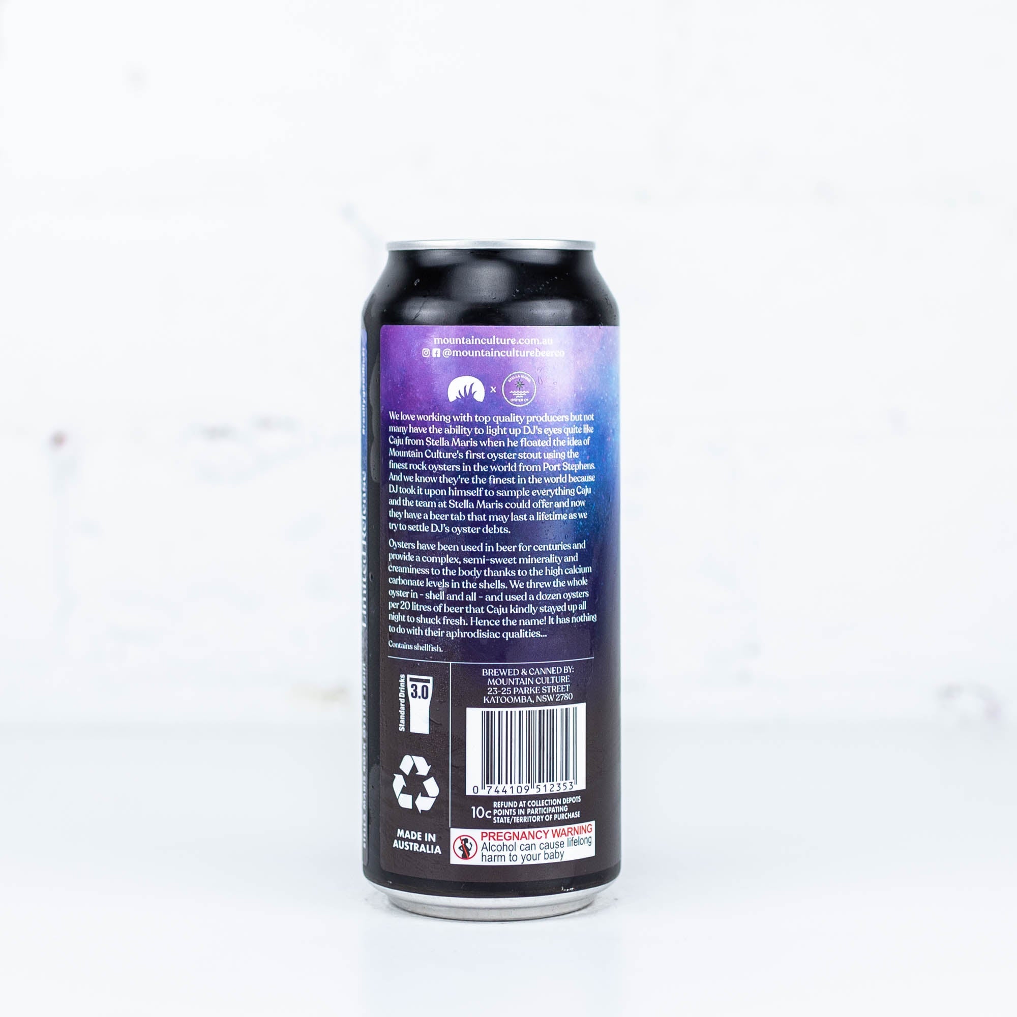 Mountain Culture - Up All Night Rock Oyster Stout