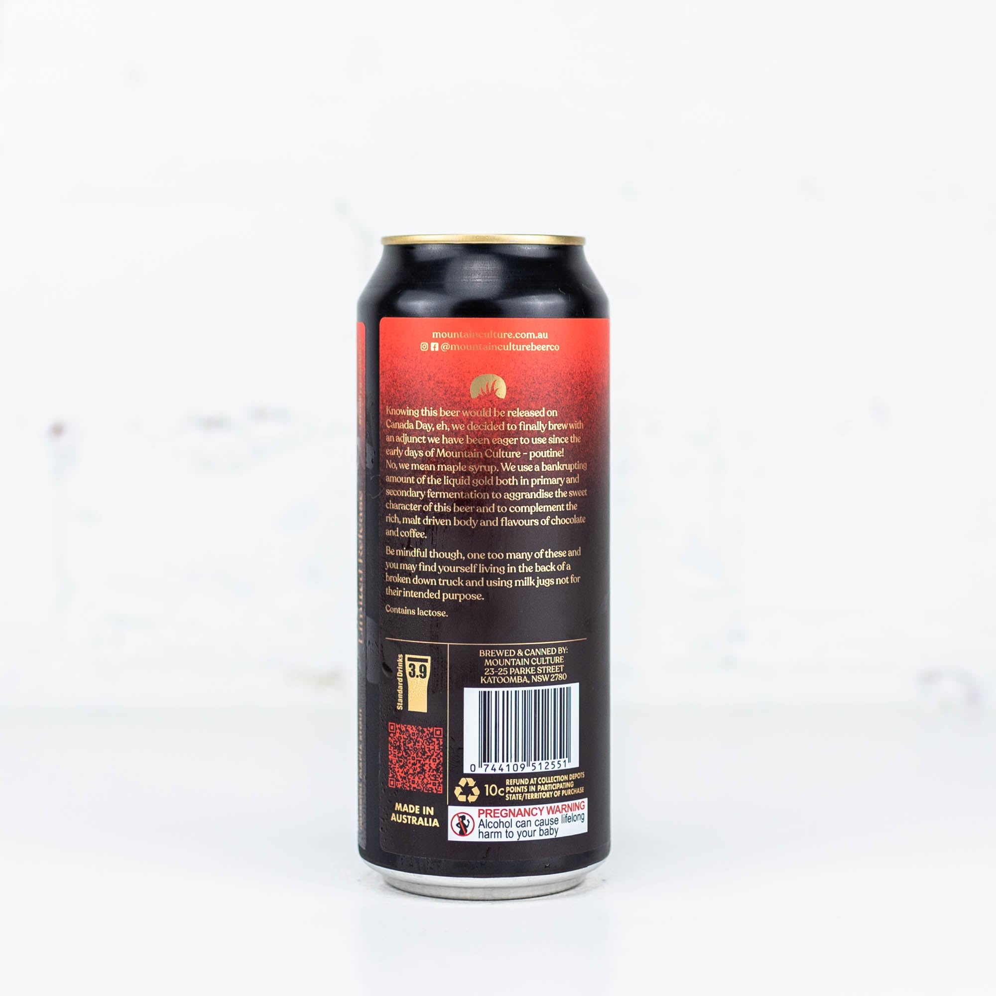 Mountain Culture - Way of the Road Imperial Maple Stout