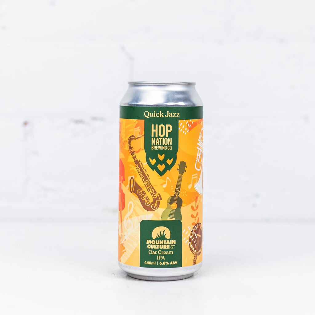Hop Nation x Mountain Culture "Quick Jazz" Oat Cream IPA
