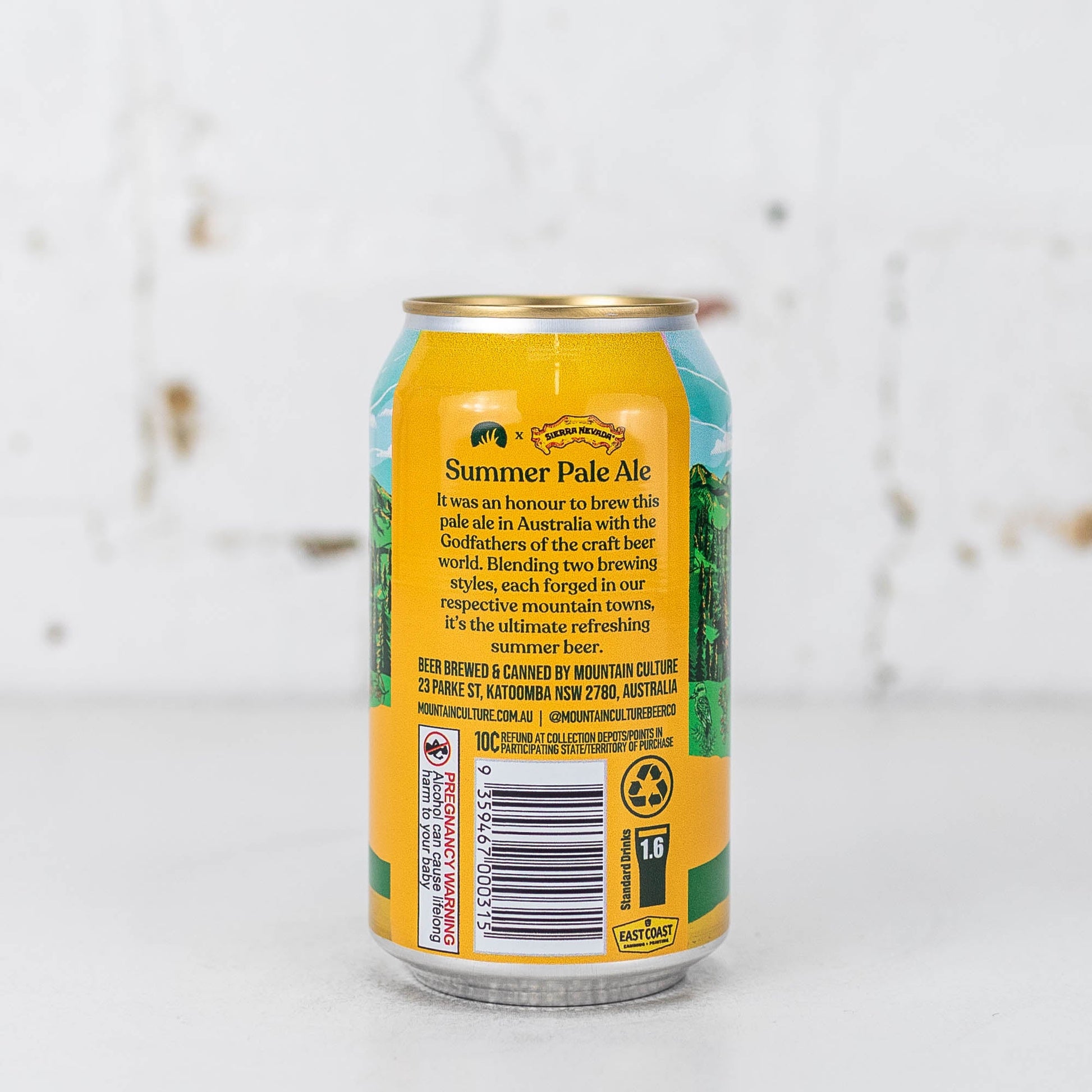 Mountain Culture x Sierra Nevada 'Summer Pale Ale'