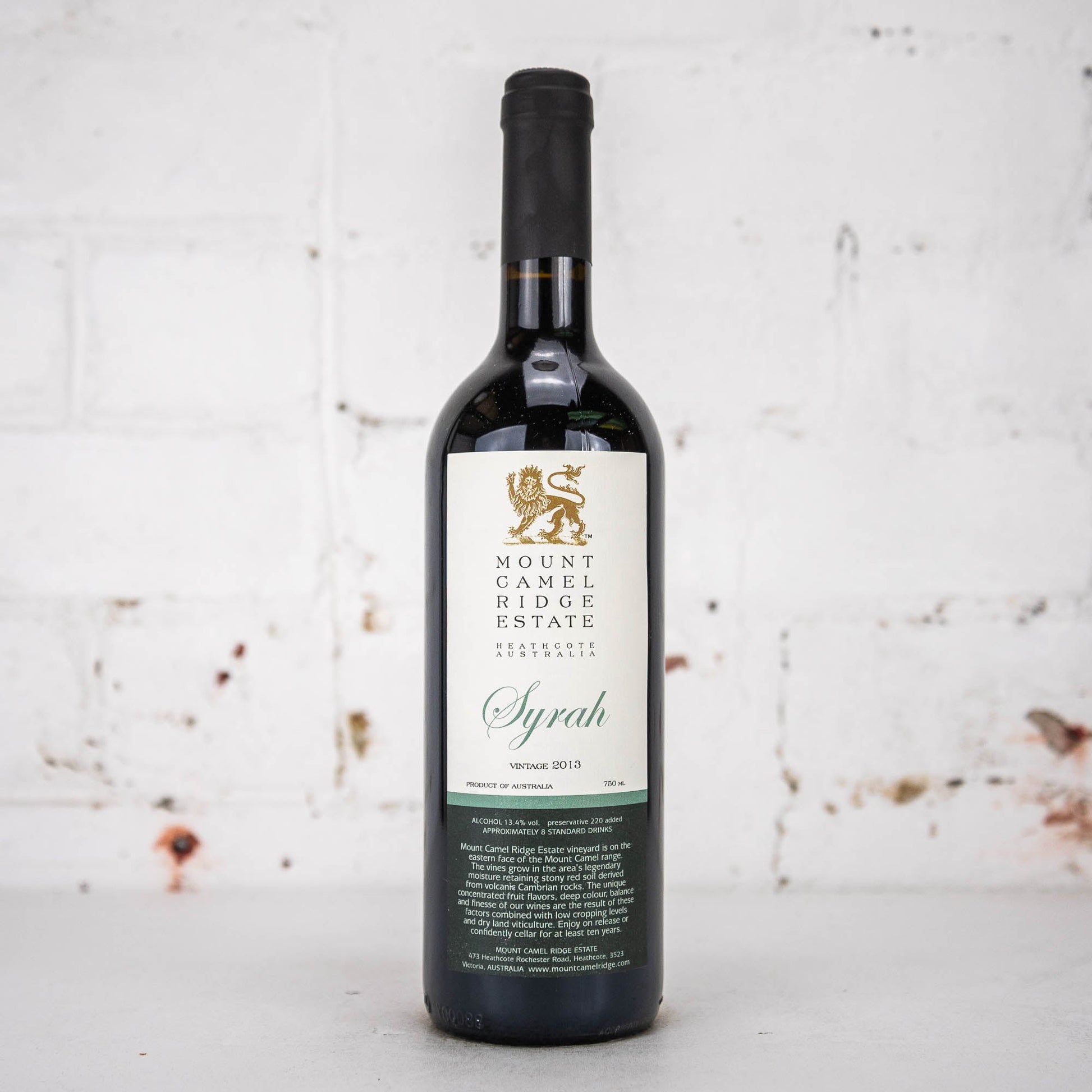 Mount Camel Ridge - Syrah 2013 750ml