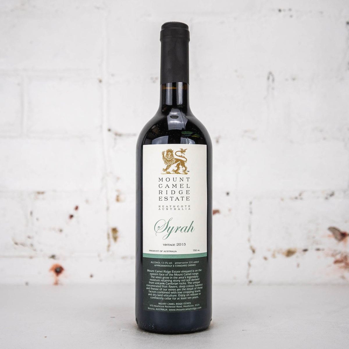 Mount Camel Ridge - Syrah 2013 750ml