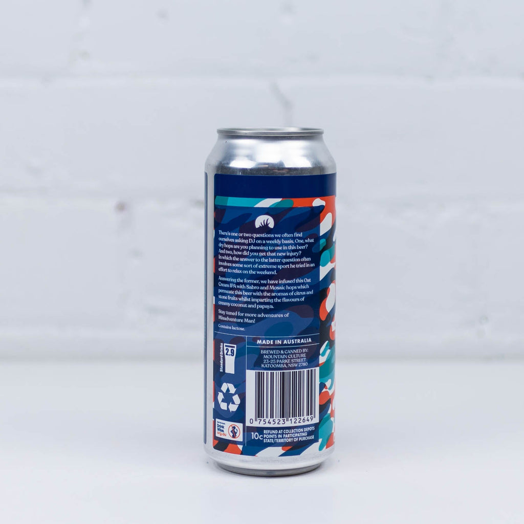 Mountain Culture - Misadventure Man Oat Cream IPA