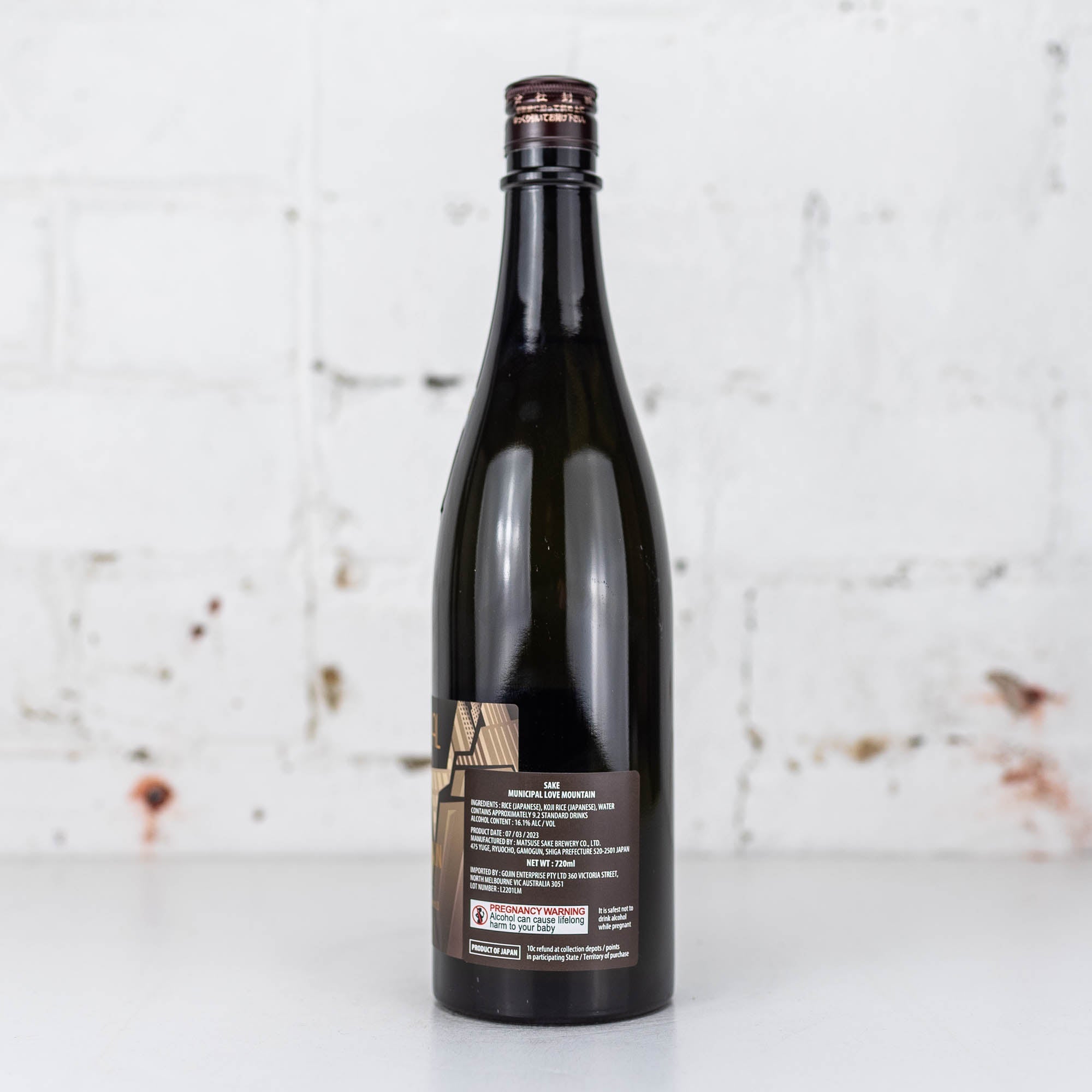 Municipal - Love Mountain Sake 720ml