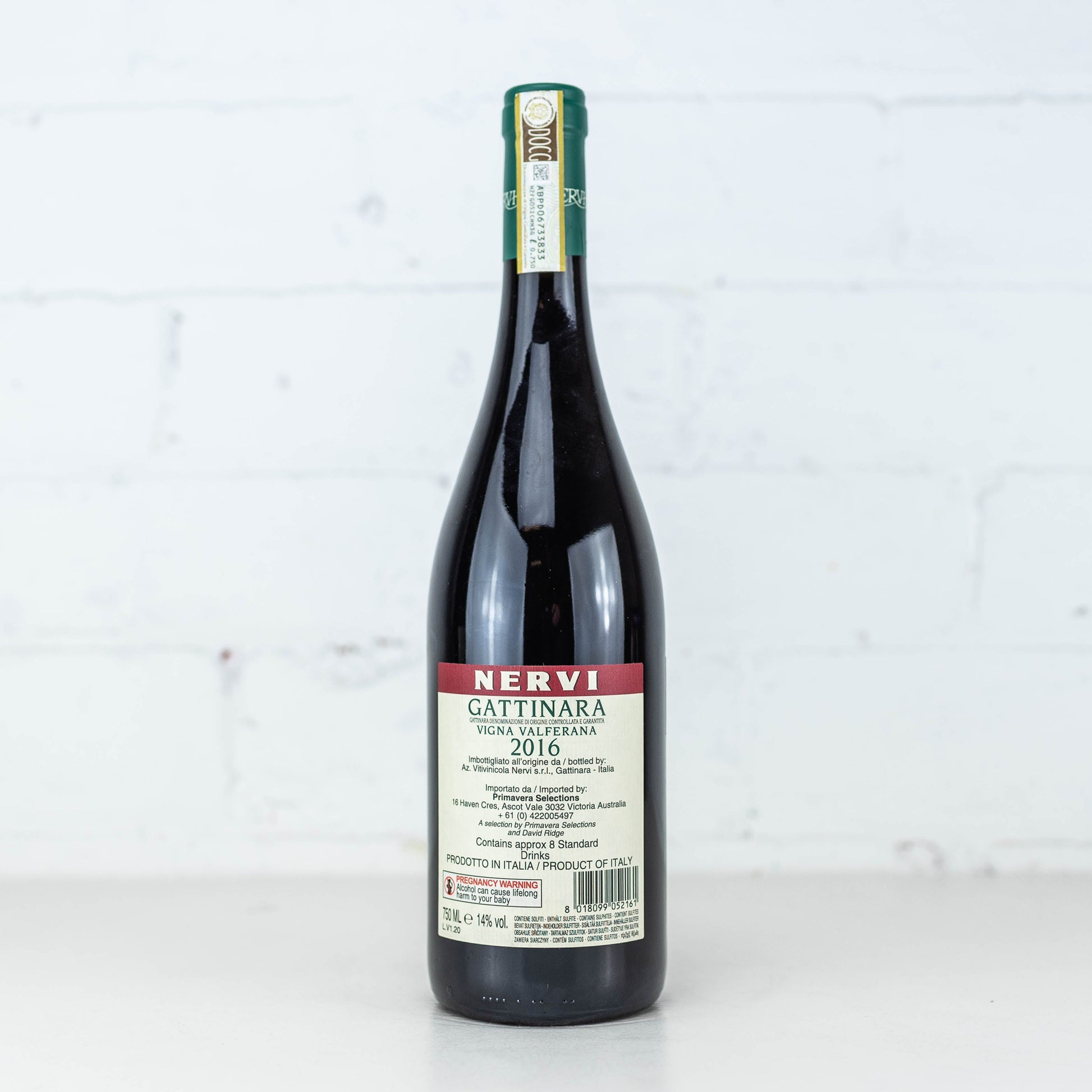 Nervi Conterno - Gattinara Vigna Valferana 2016 750ML