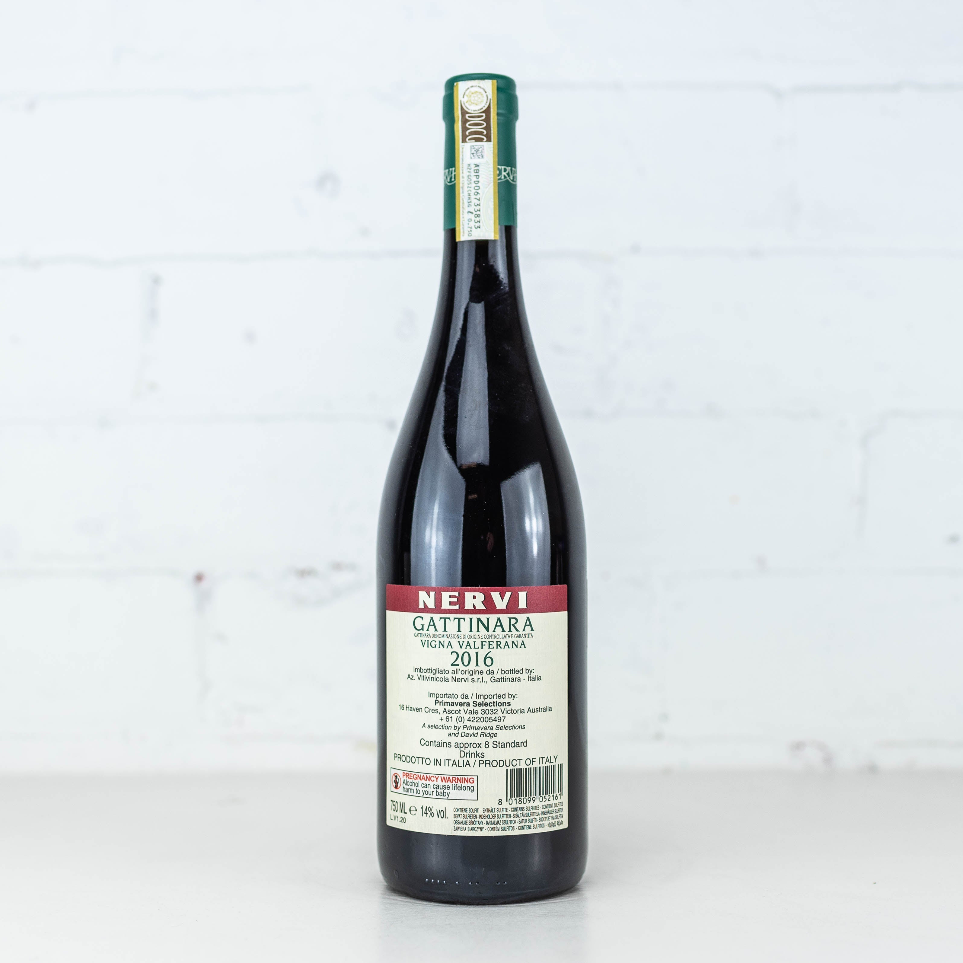 Nervi Conterno - Gattinara Vigna Valferana 2016 750ML