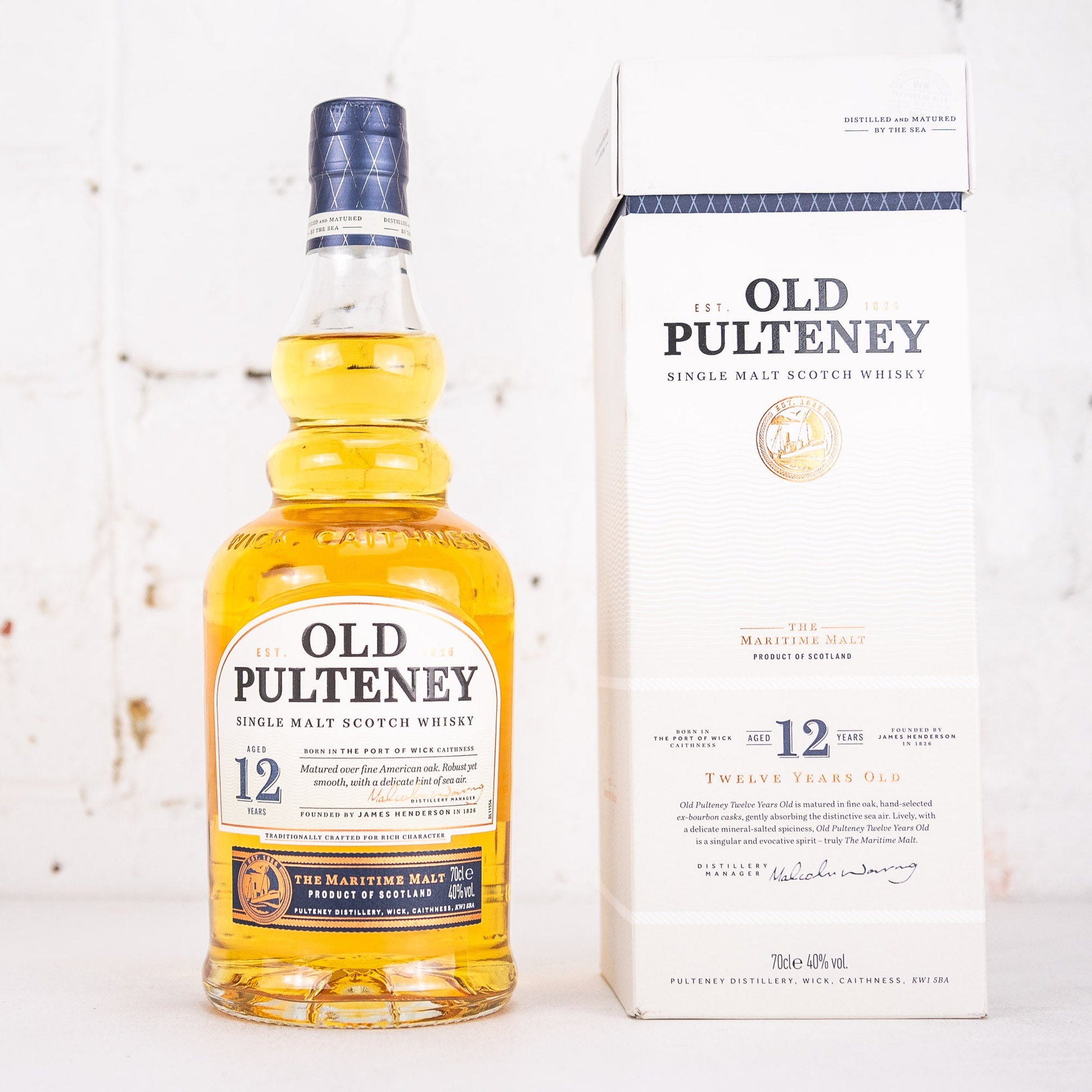 Old Pulteney - 12YO Single Malt Scotch 700ml